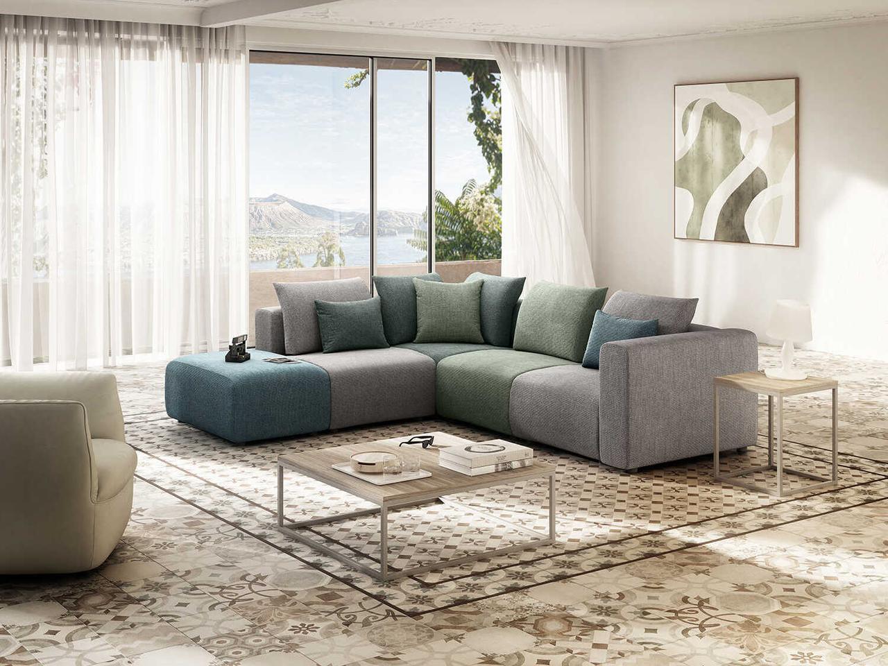 Natuzzi ソファ Natuzzi Editions Puzzle Sofa Set | PUZZLELIVSET | LuxeDecor