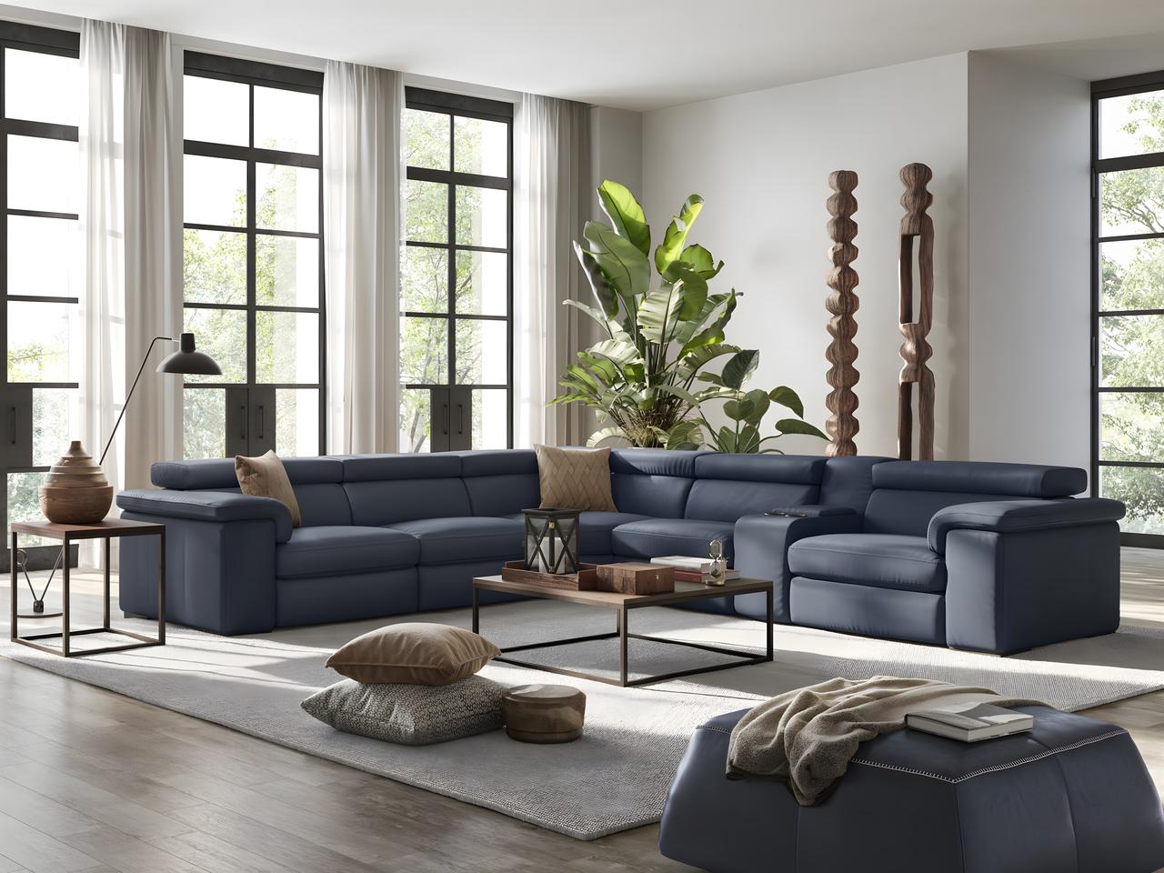 Natuzzi Editions Solare Sectional Sofa | SOLARESECLNGSET | LuxeDecor