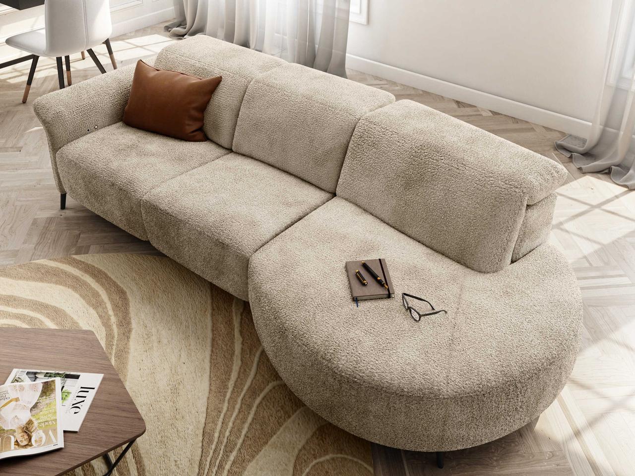 Natuzzi Editions Venezia Upholstered Sofa | VENEZIASECSET