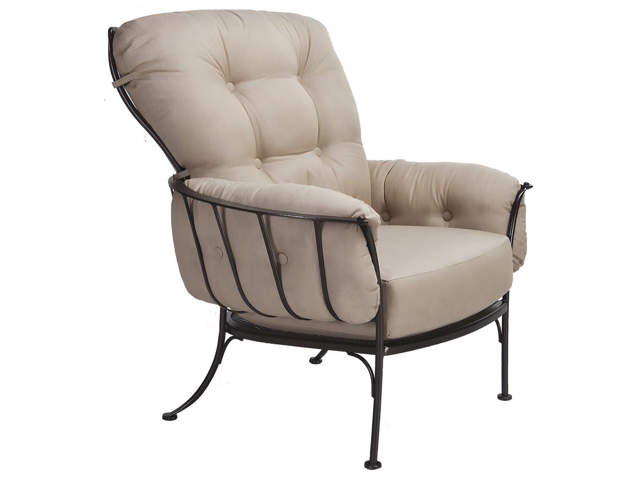 OW Lee Monterra Wrought Iron Club Chair | PatioLiving