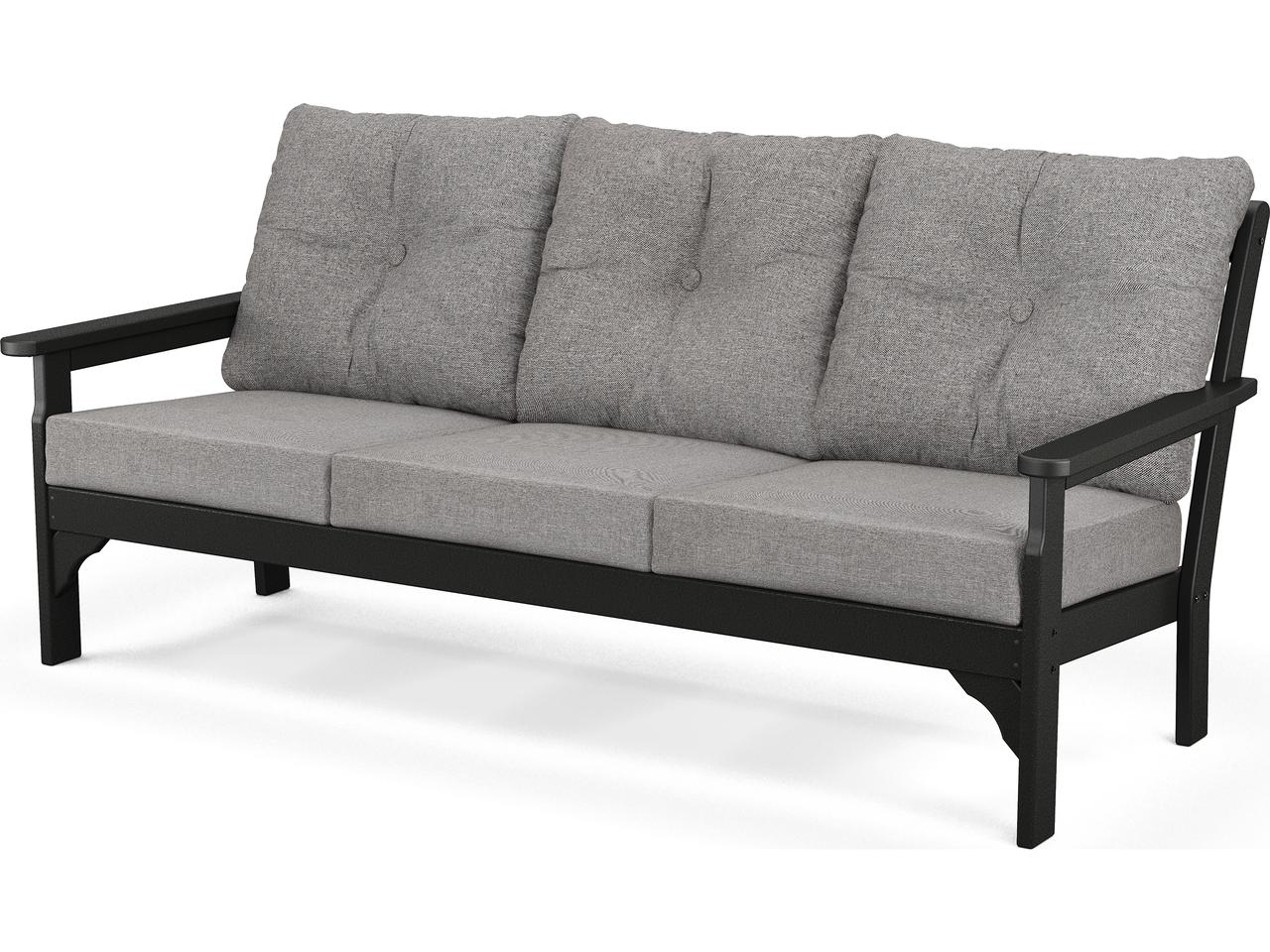 POLYWOOD® Vineyard Recycled Plastic Deep Seating Outdoor Sofa