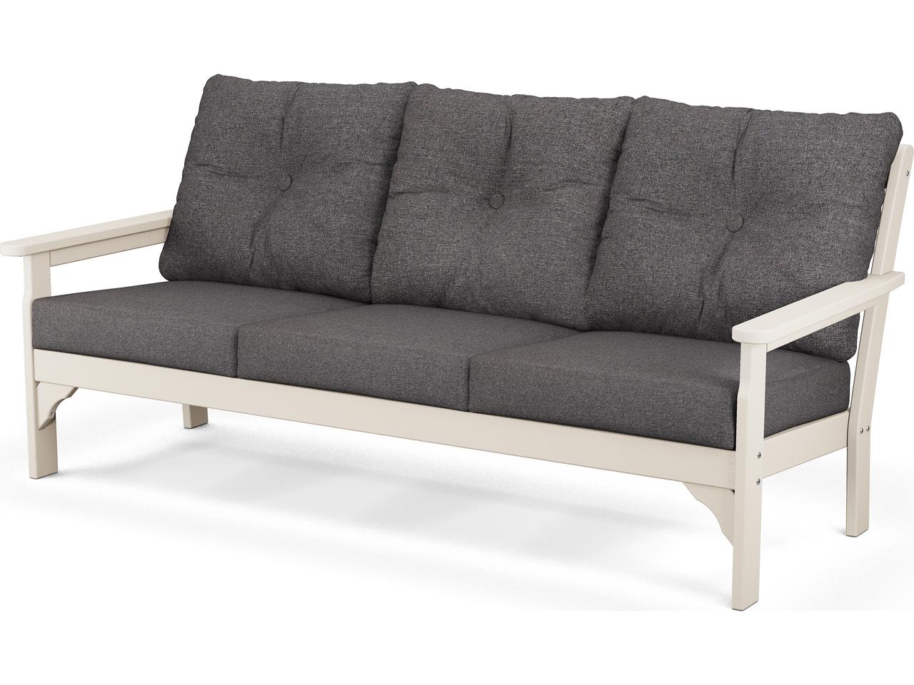 POLYWOOD® Vineyard Recycled Plastic Deep Seating Outdoor Sofa