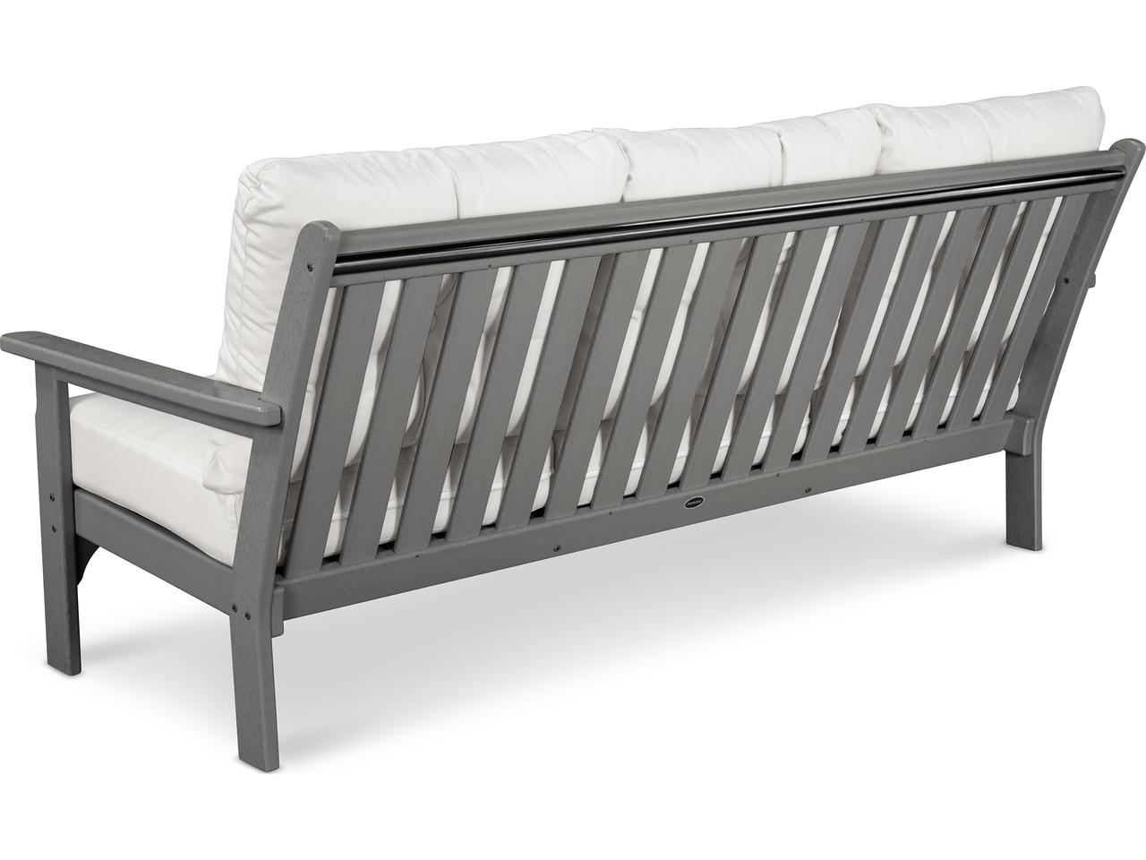 POLYWOOD® Vineyard Recycled Plastic Deep Seating Outdoor Sofa