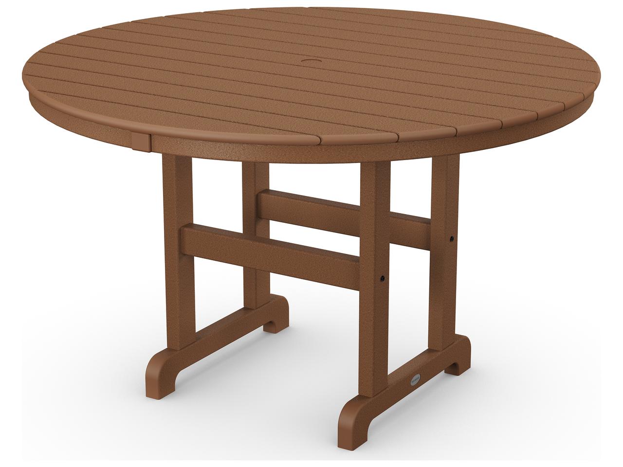 POLYWOOD® POLYWOOD La Casa Cafe 48-Inch Round Dining Table with