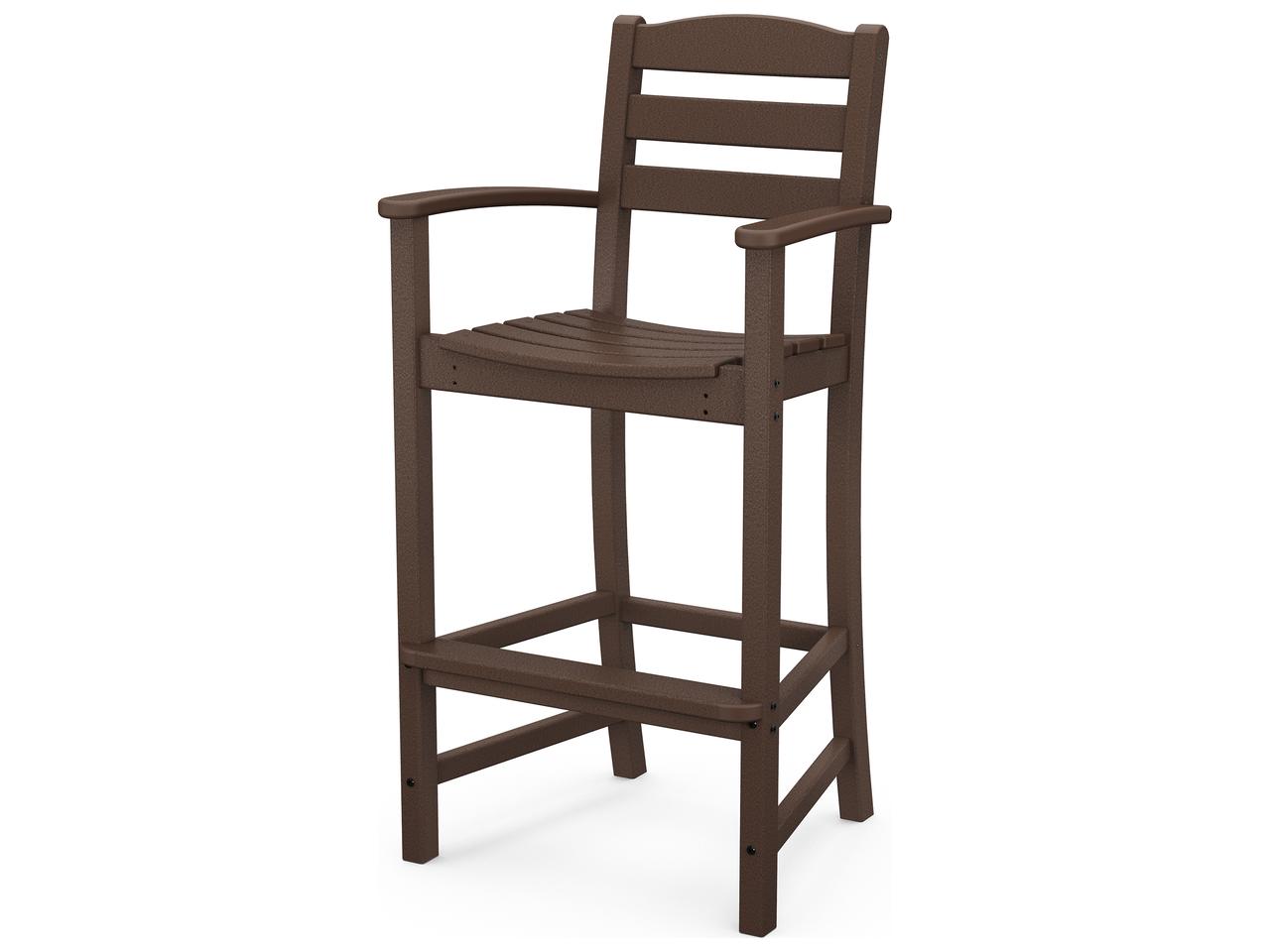 POLYWOOD® La Casa Cafe Recycled Plastic Arm Bar Stool | PatioLiving