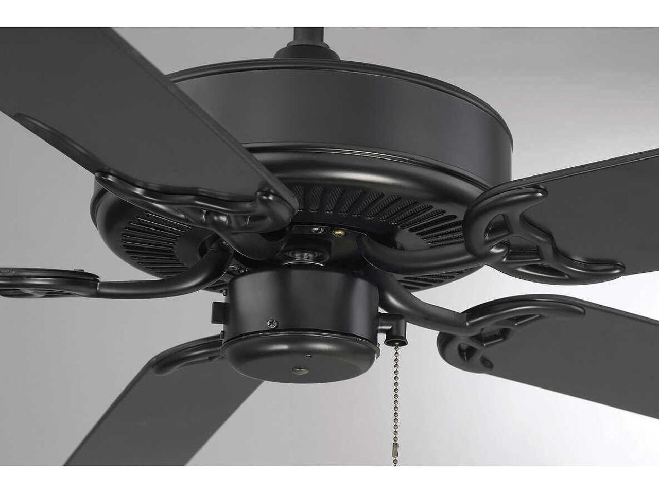 メロディポニーハウス PCA 5415 Savoy House Meridian 52 Outdoor Ceiling Fan | M2020MBK | PatioLiving