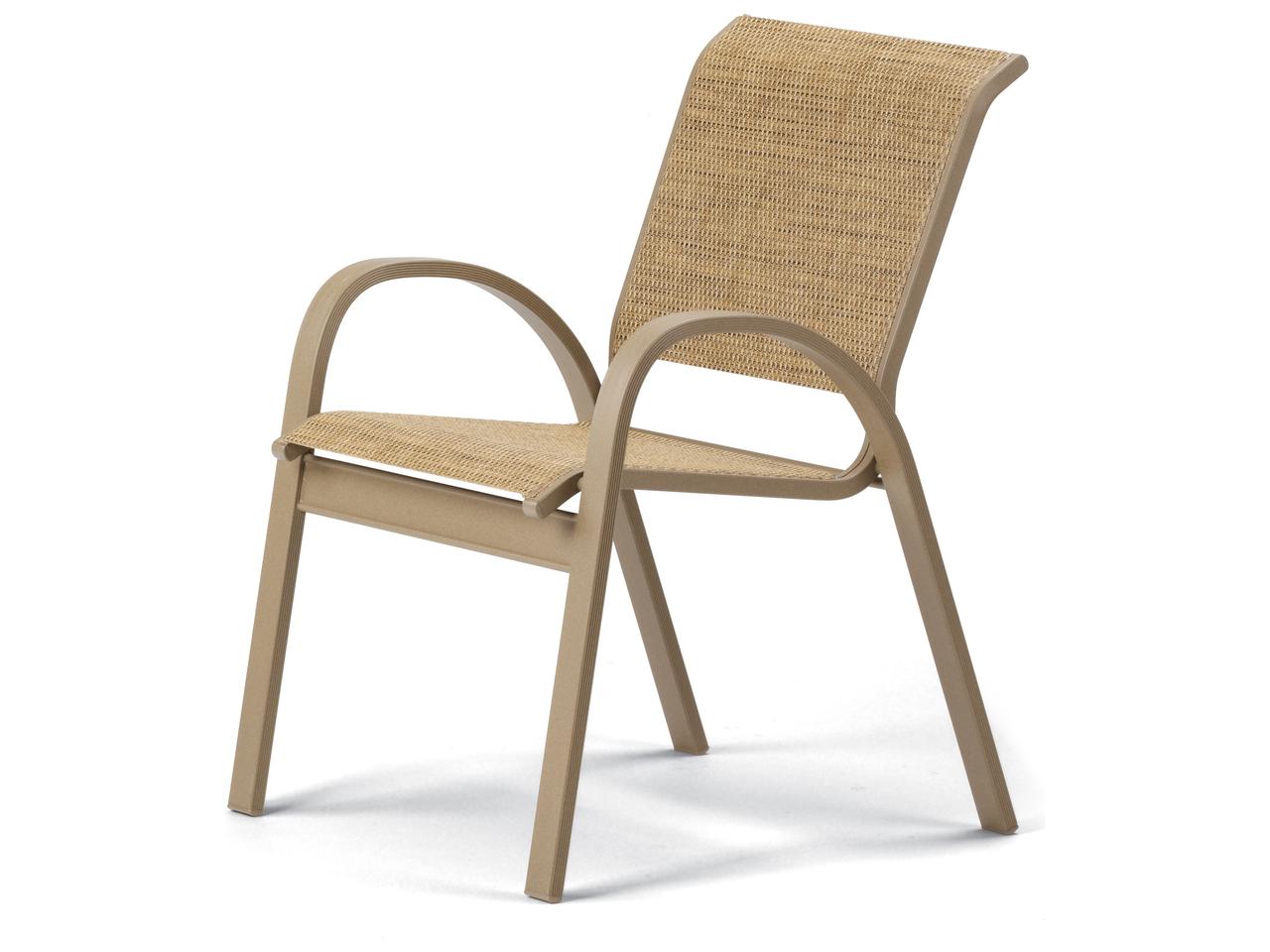 A.Sibau ポストモダンデザイン ハイバックチェア D ZR24229 Telescope Casual Aruba II Sling Aluminum Stackable Outdoor Dining