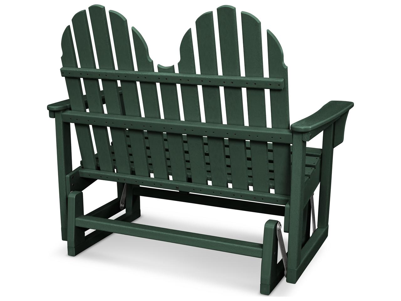 Trex Cape Cod 48 Inch Recycled Plastic Adirondack Glider | PatioLiving