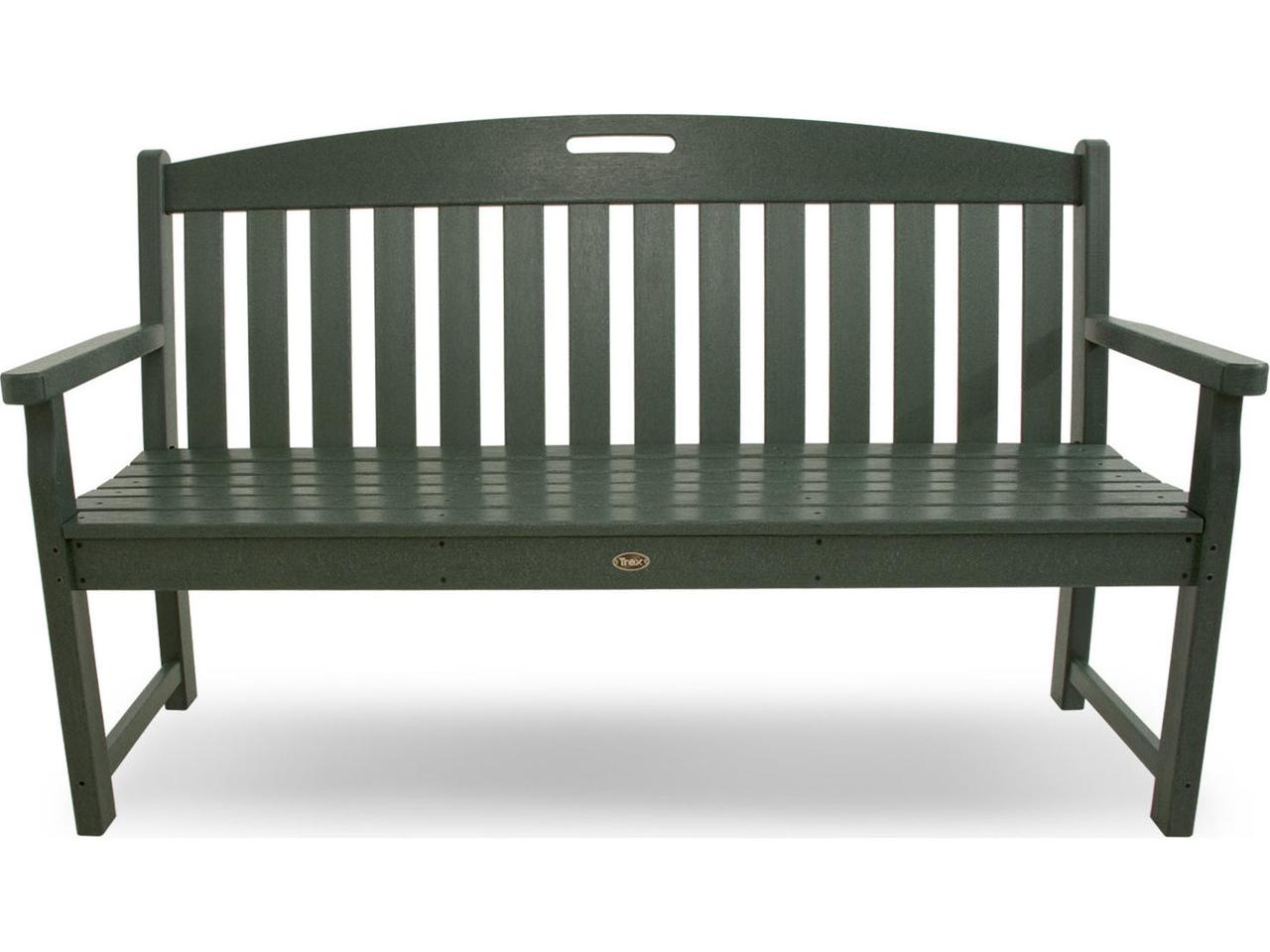 Trex Yacht Club 60-Inch Recycled Plastic Bench | PatioLiving