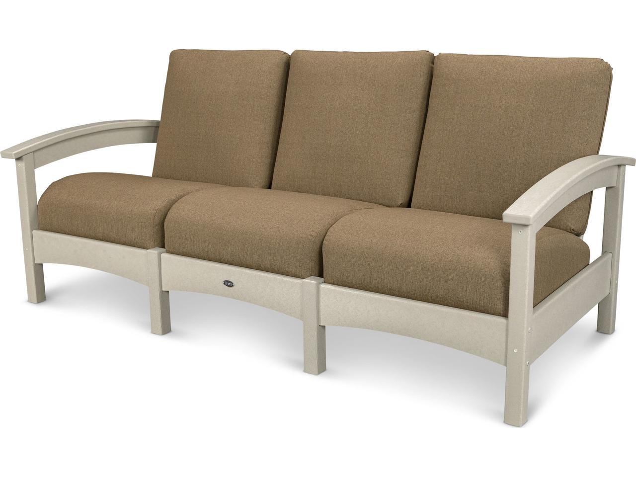Trex Rockport Deep Seating Recycled Plastic Sofa | PatioLiving