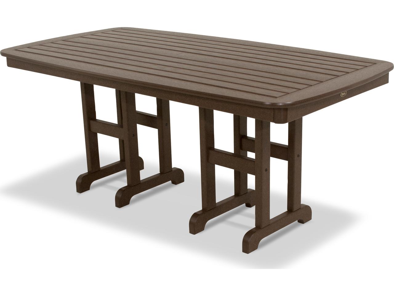 Trex Outdoor Furniture Yacht Club 72-Inch Rectangle Dining Table