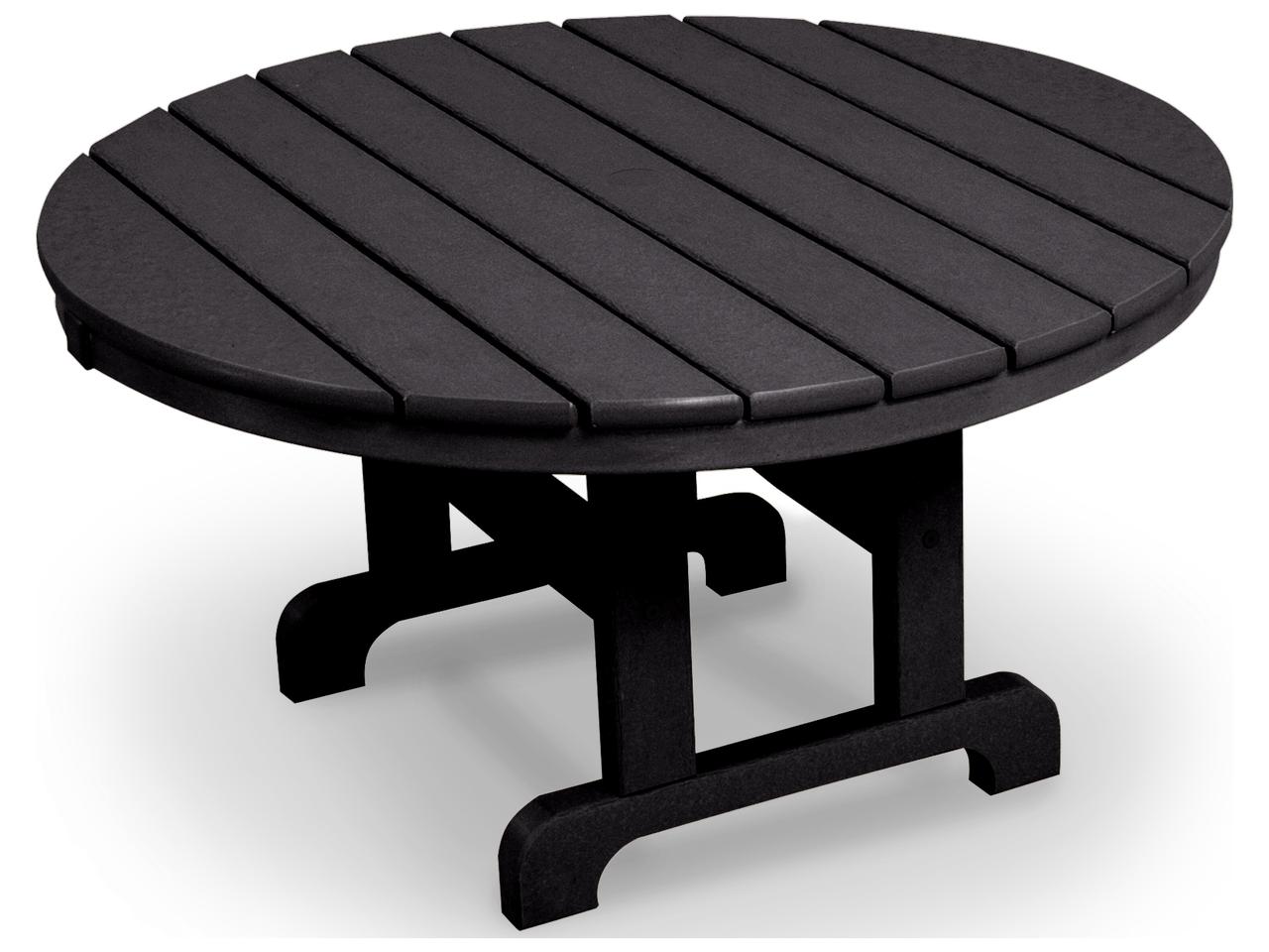 Trex Cape Cod 48-Inch Recycled Plastic Round Chat Table with
