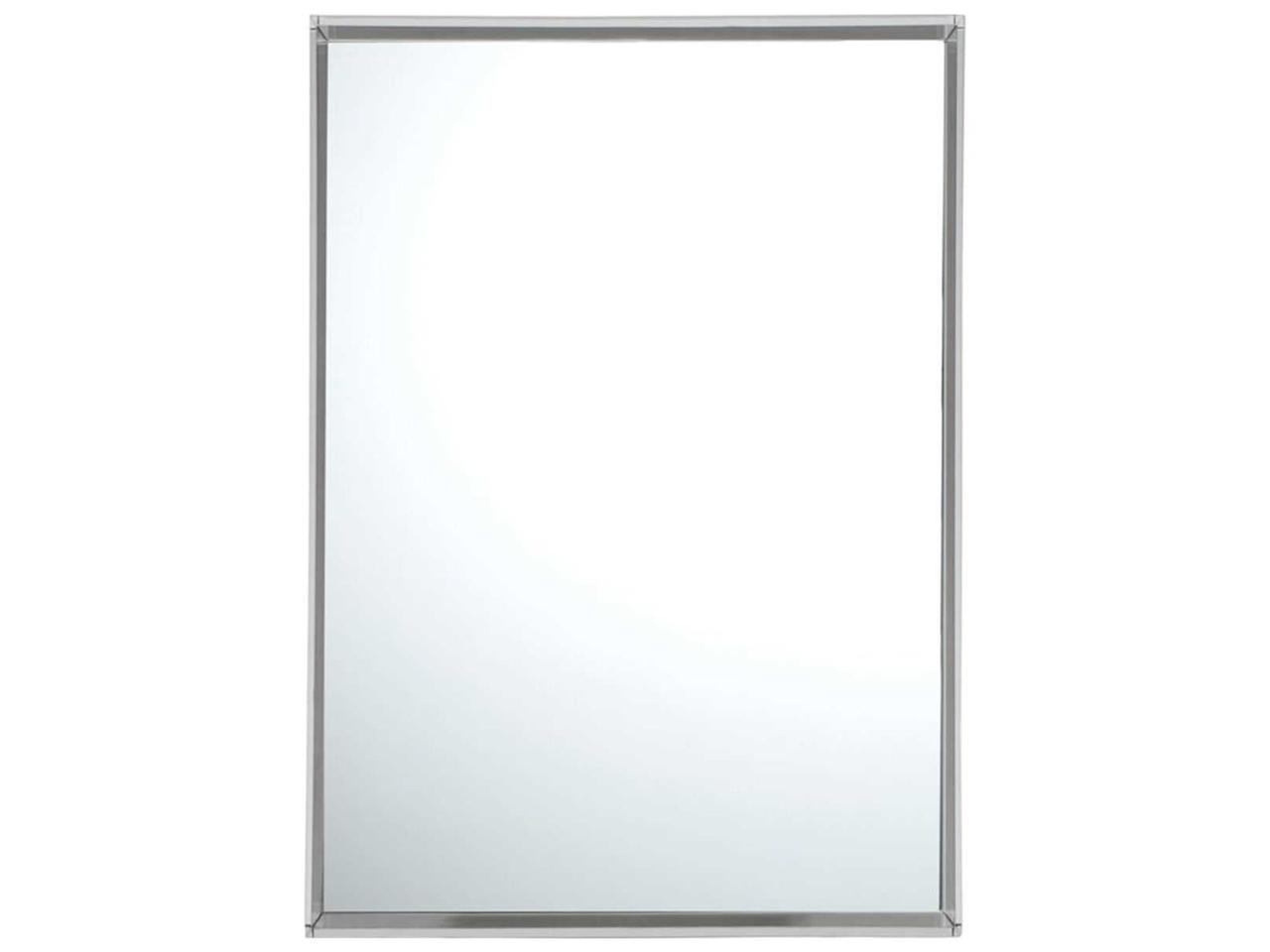 Kartell Only Me Transparent Crystal Rectangular Wall Mirror