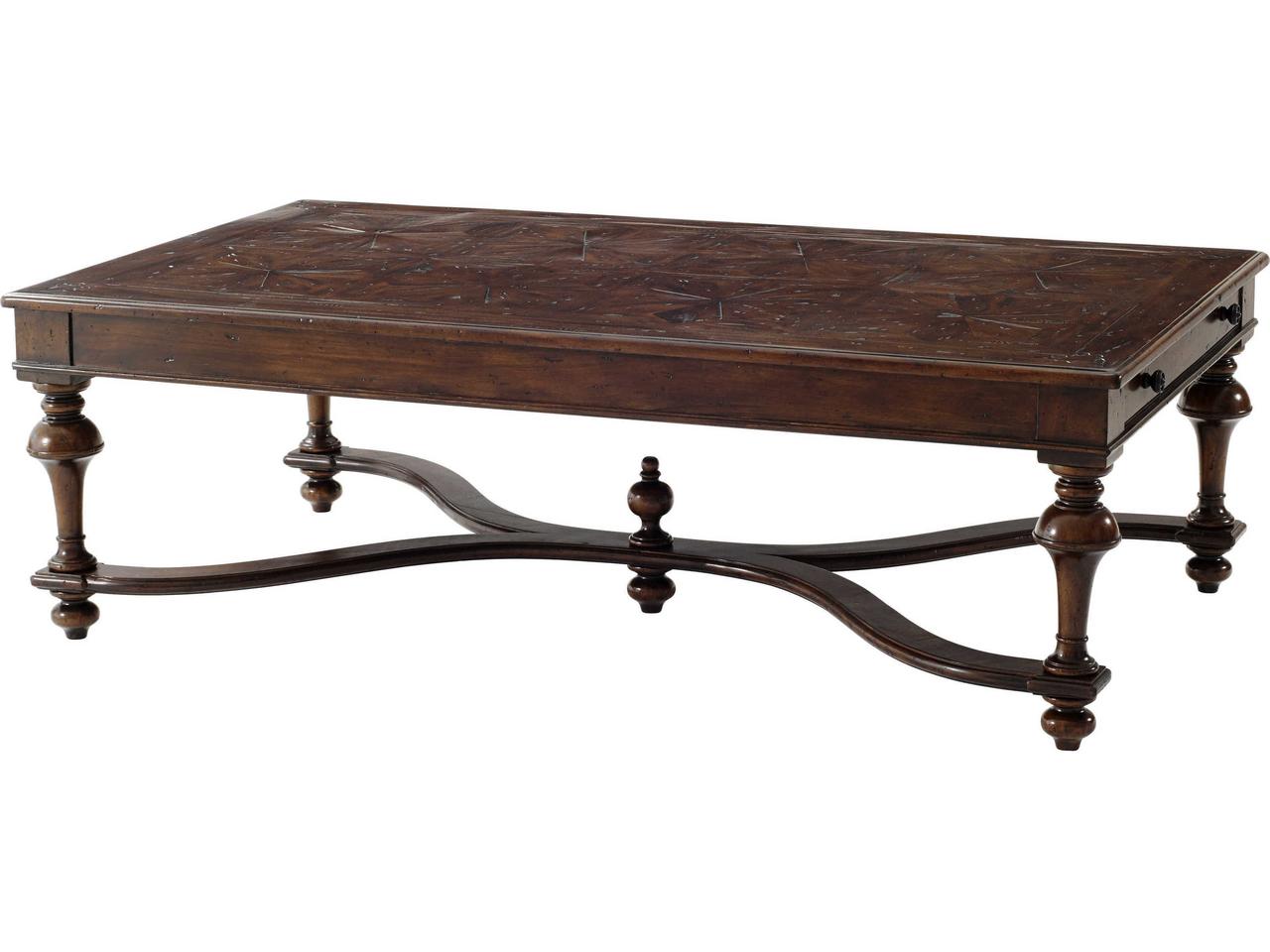 Theodore Alexander The Rustic Parquetry Cocktail Table — William