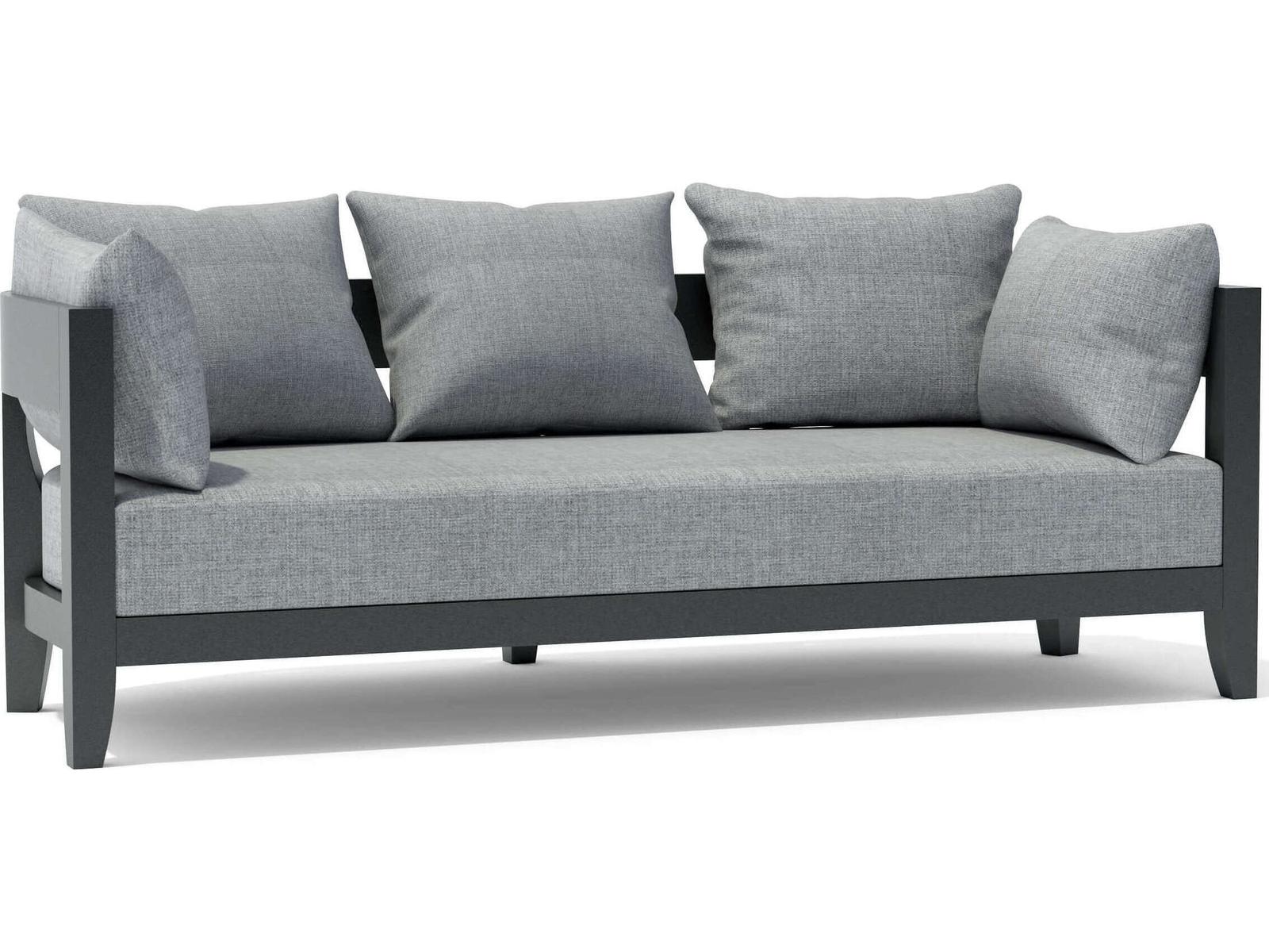 Anderson Teak Coronado Aluminum Deep Seating Outdoor Sofa