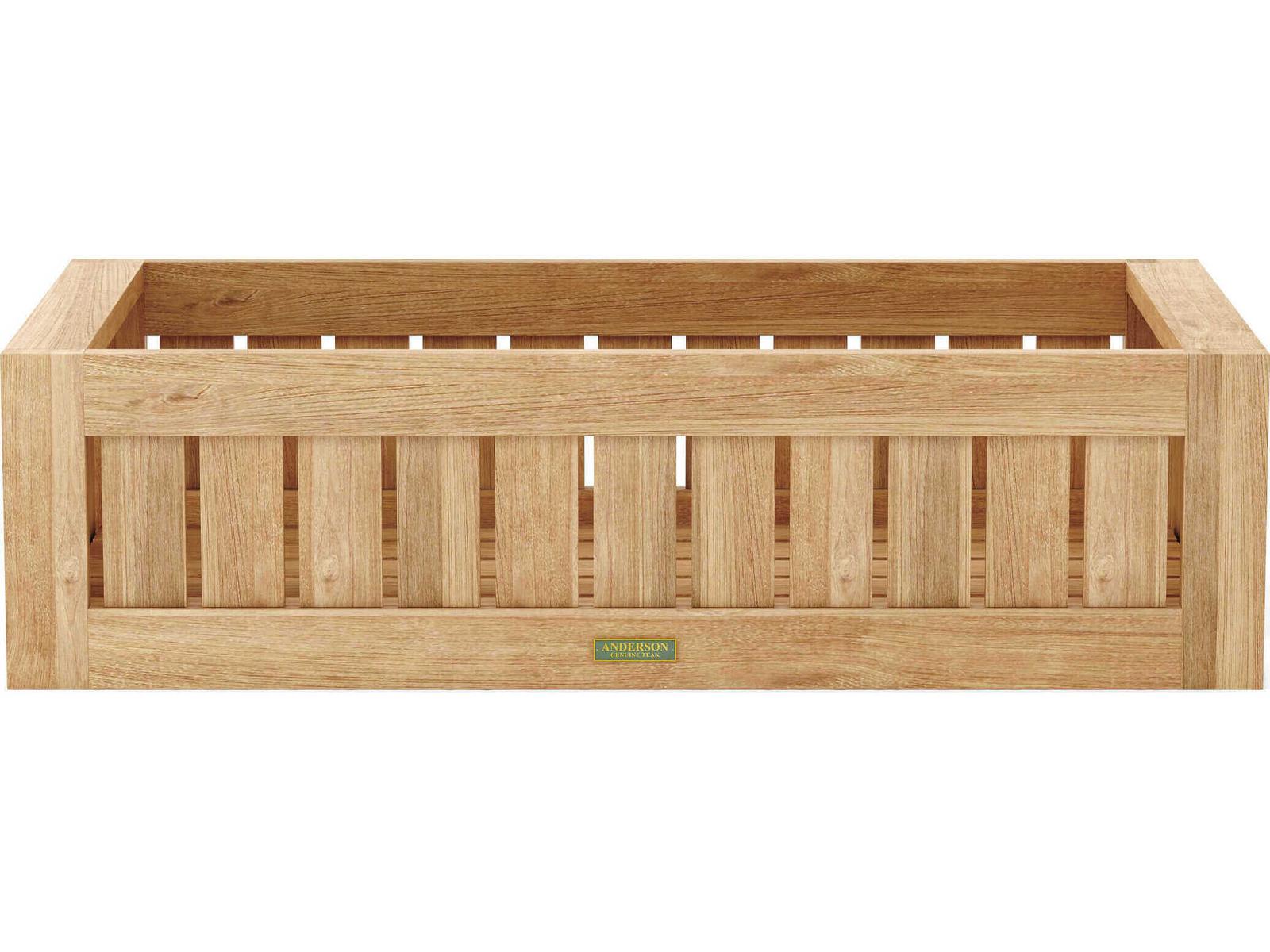 Anderson Teak Circular Modular Straight Planter