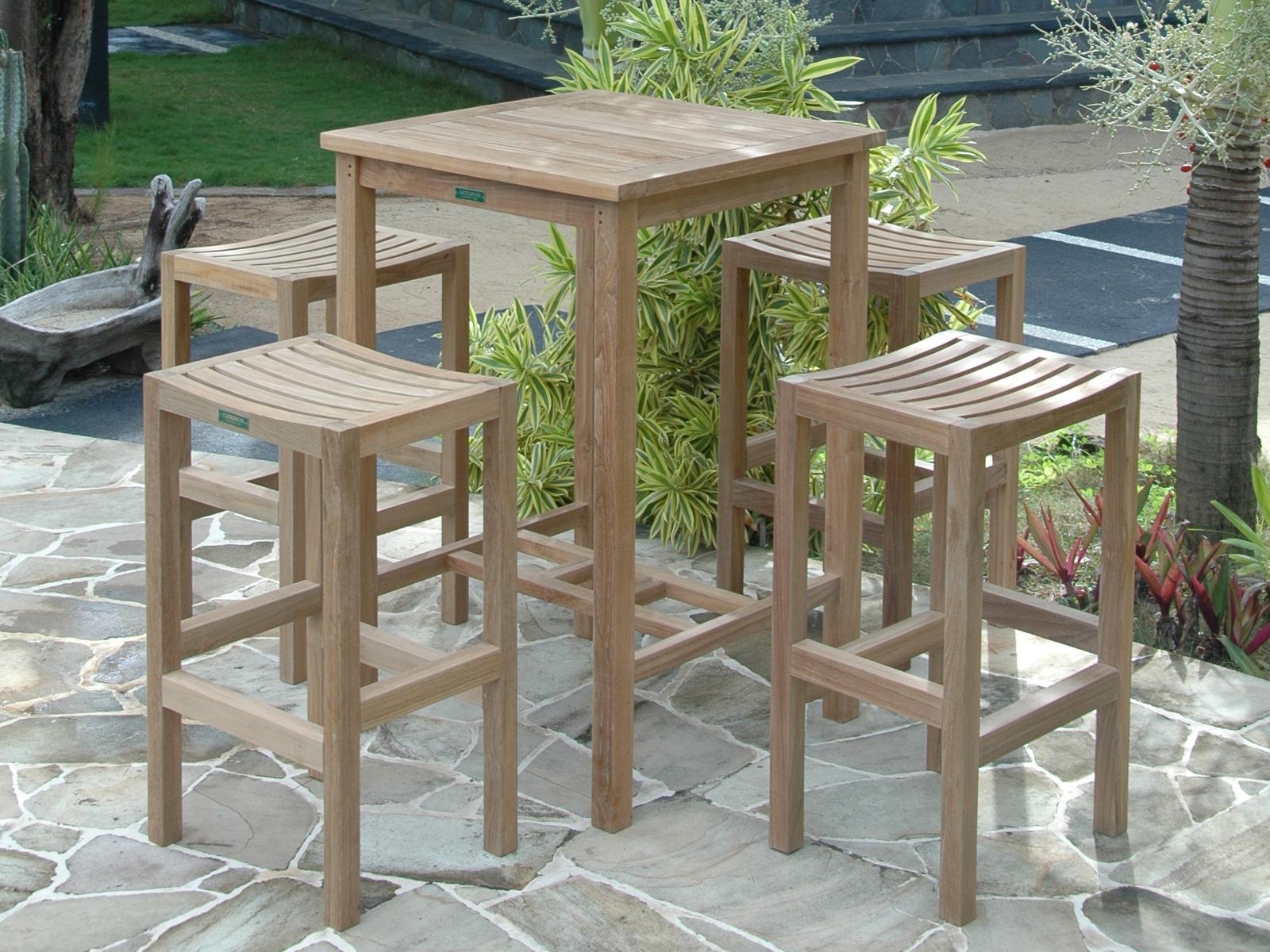Anderson Teak Avalon Montego Bar Set - Thumbnail 2