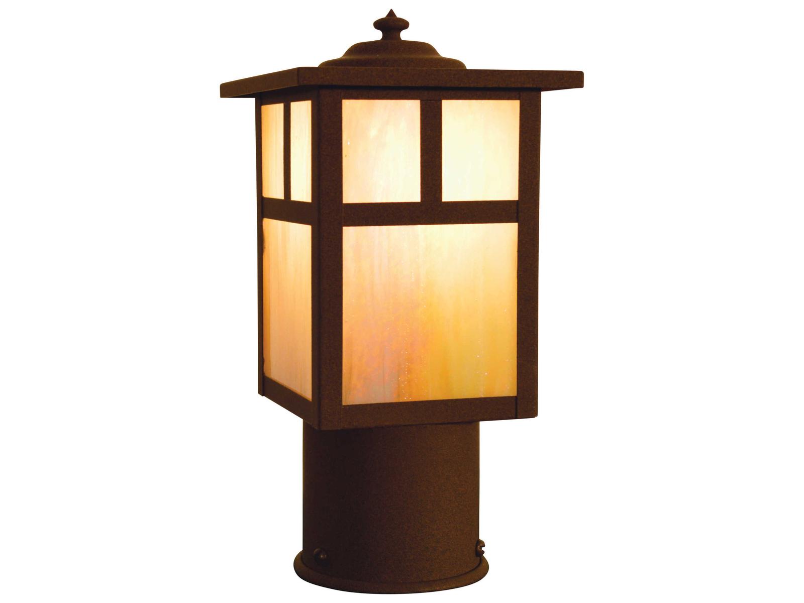Arroyo Craftsman Mission Post Mount Light