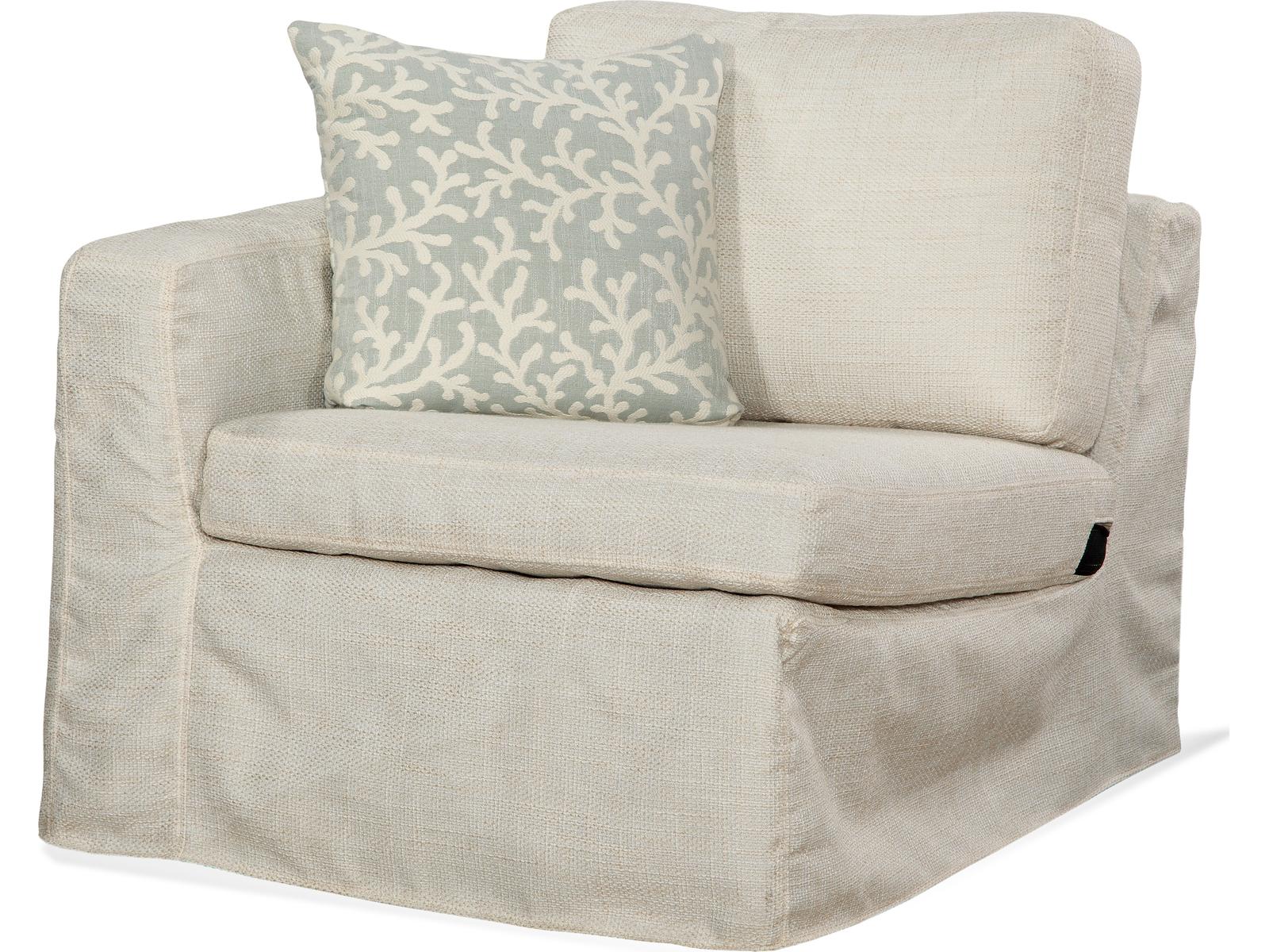Braxton Culler Outdoor Calypso Fabric Cushion Left Arm Lounge Chair
