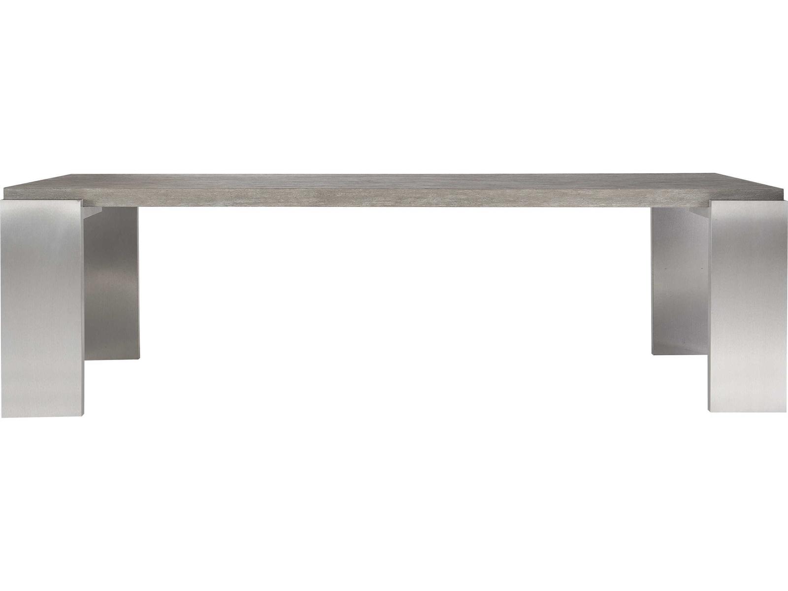 Bernhardt Foundations Rectangular Wood Light Shale Dining Table