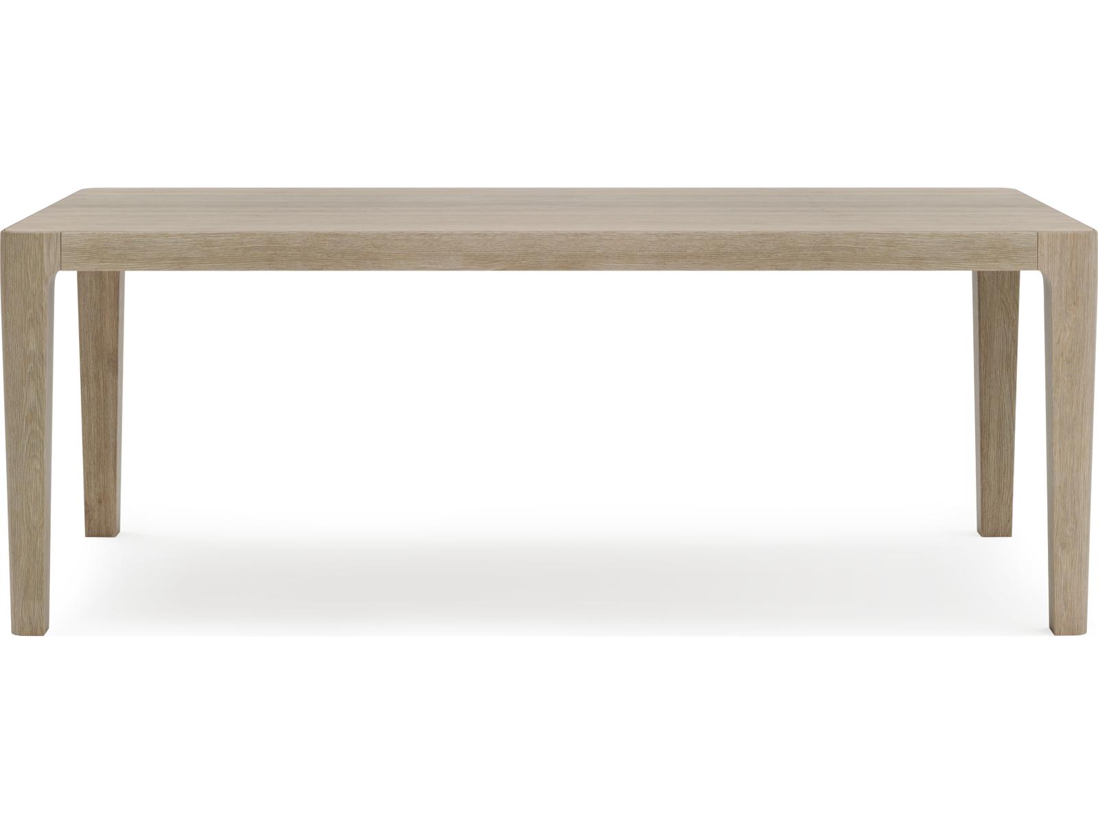 Bernhardt Exteriors Edenton Brown Teak Rectangular Dining Table