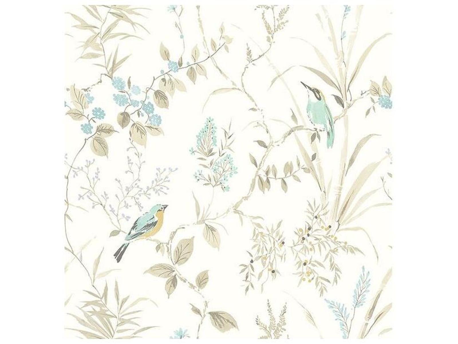 Brewster Home Fashions Chesapeake Imperial Garden Beige Botanical Wallpaper