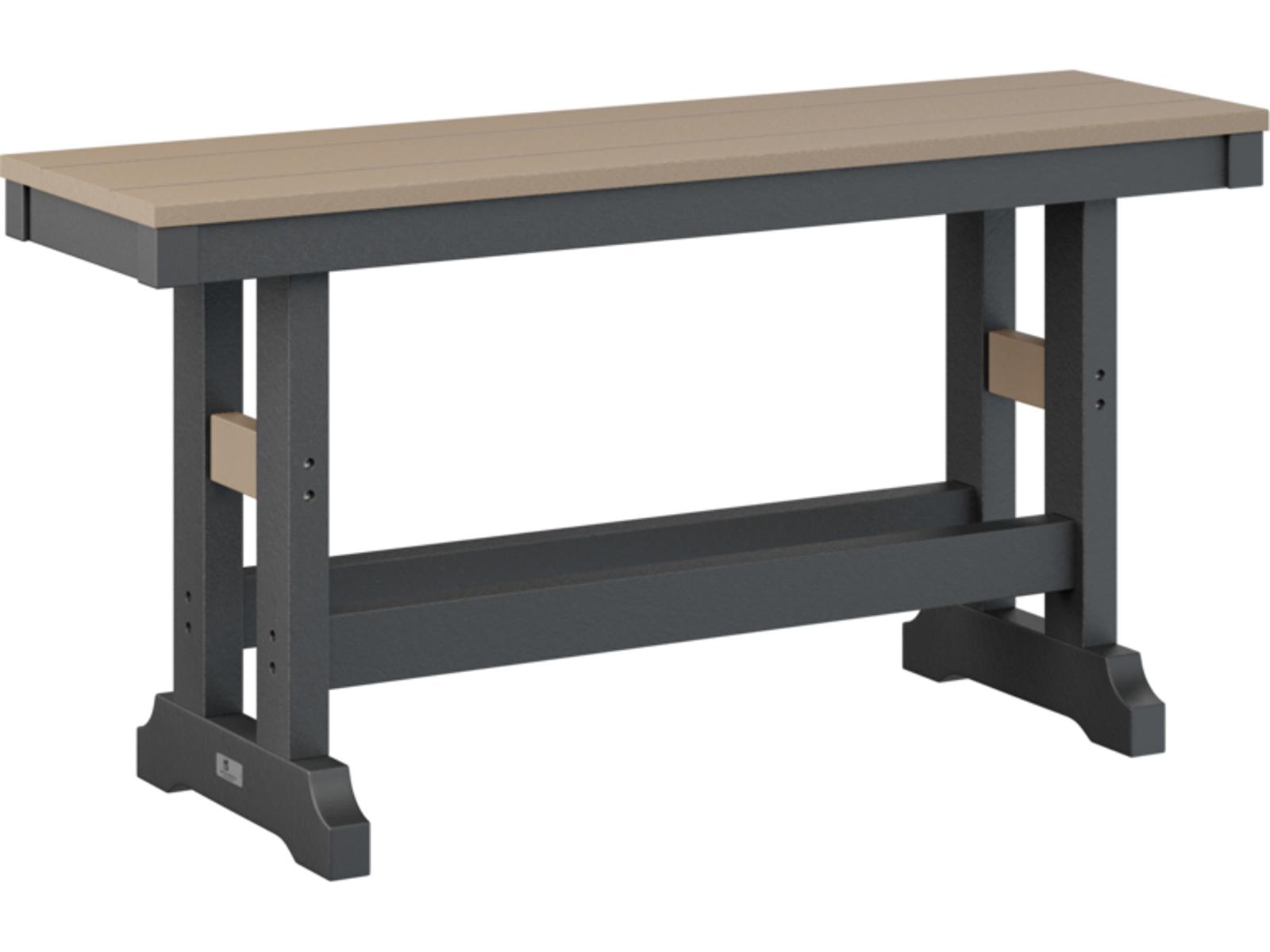 Berlin Gardens Classic Recycled Plastic Counter Height Outdoor Bench
