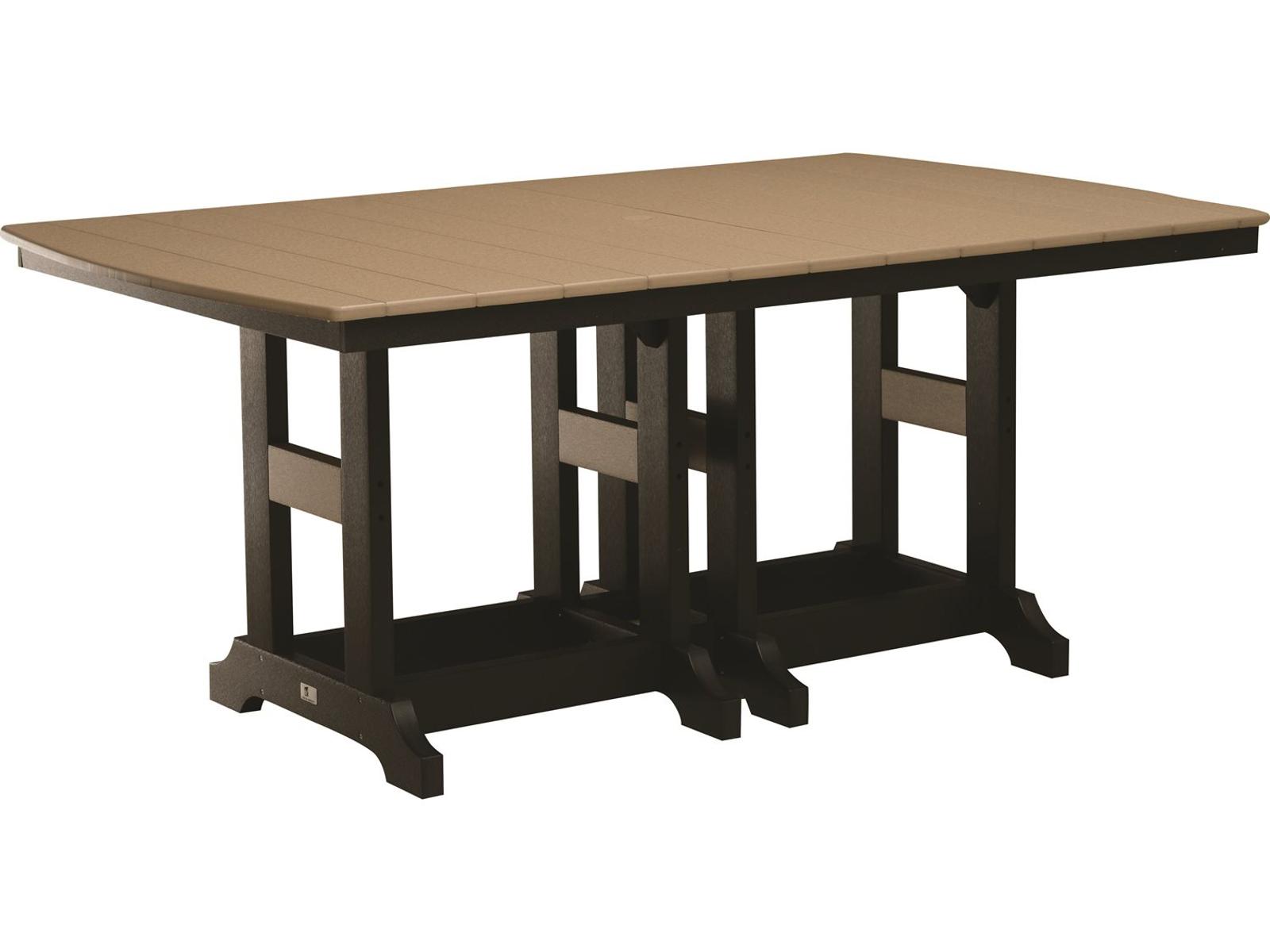 Berlin Gardens Garden Classic Recycled Plastic Rectangular Outdoor Counter Height Table