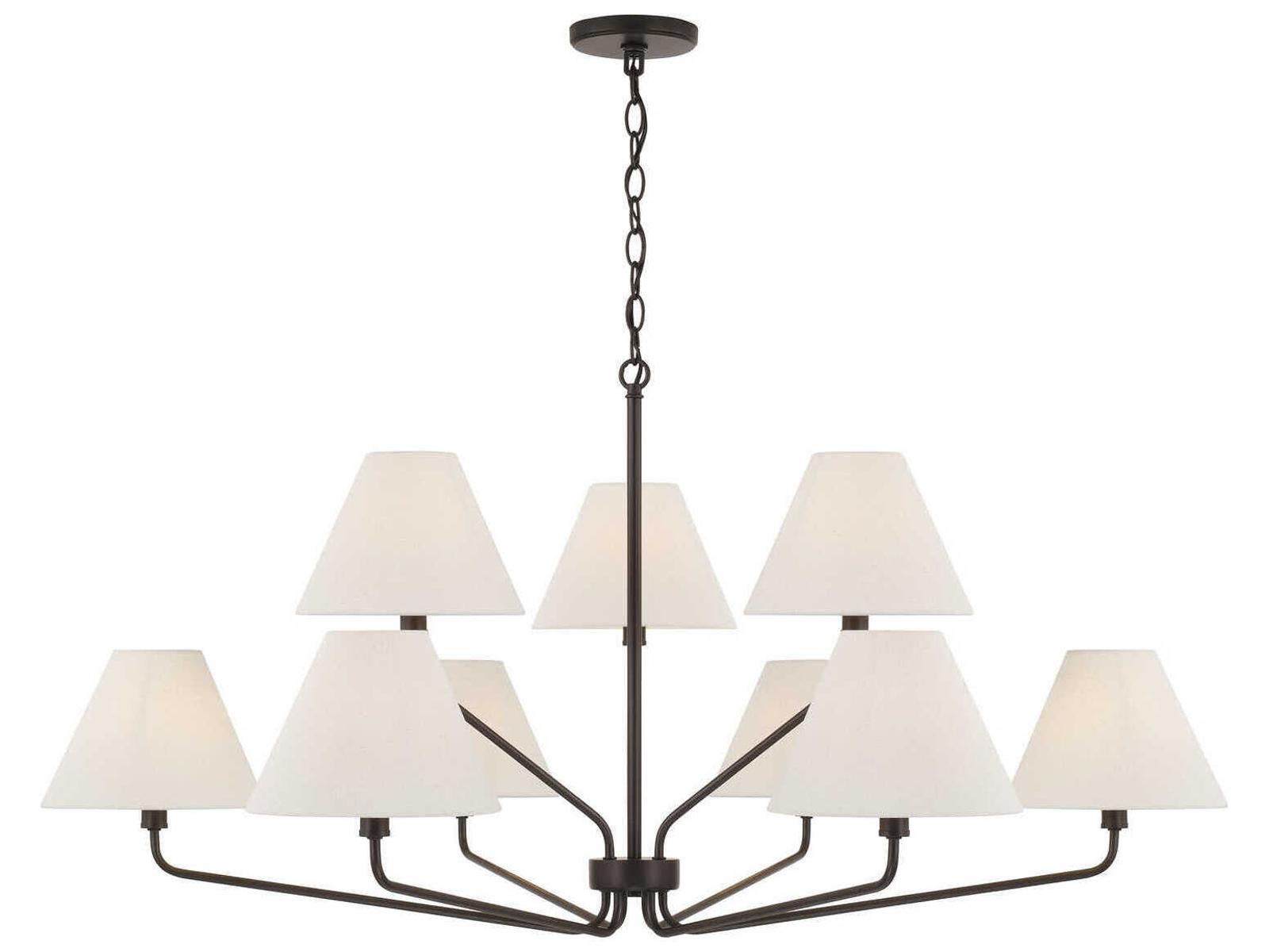 Capital Lighting Chadwick 9-Light Espresso Black Chandelier
