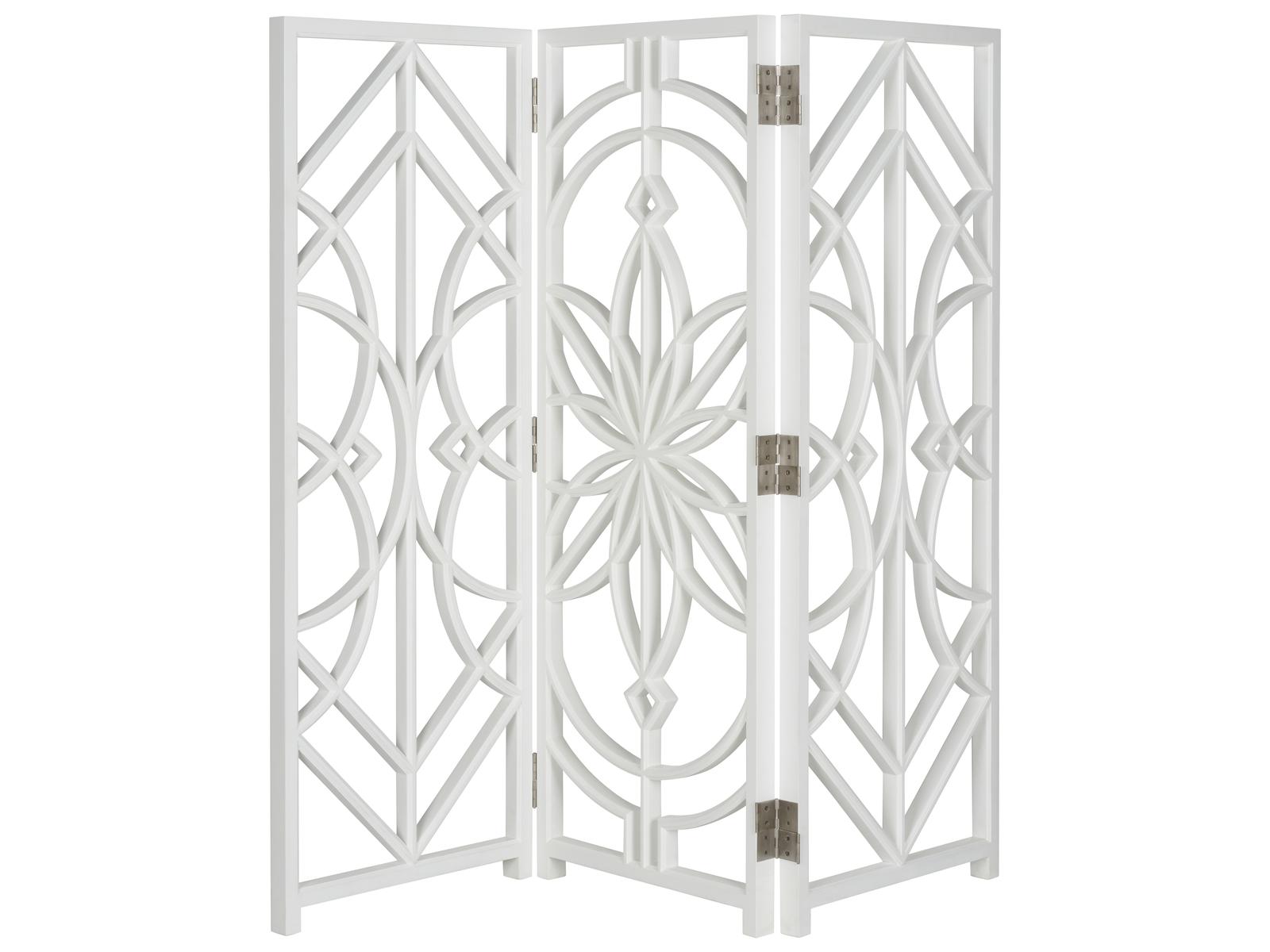 Chelsea House Lisa Kahn Tree of Life White Cream 3 Panel Room Divider