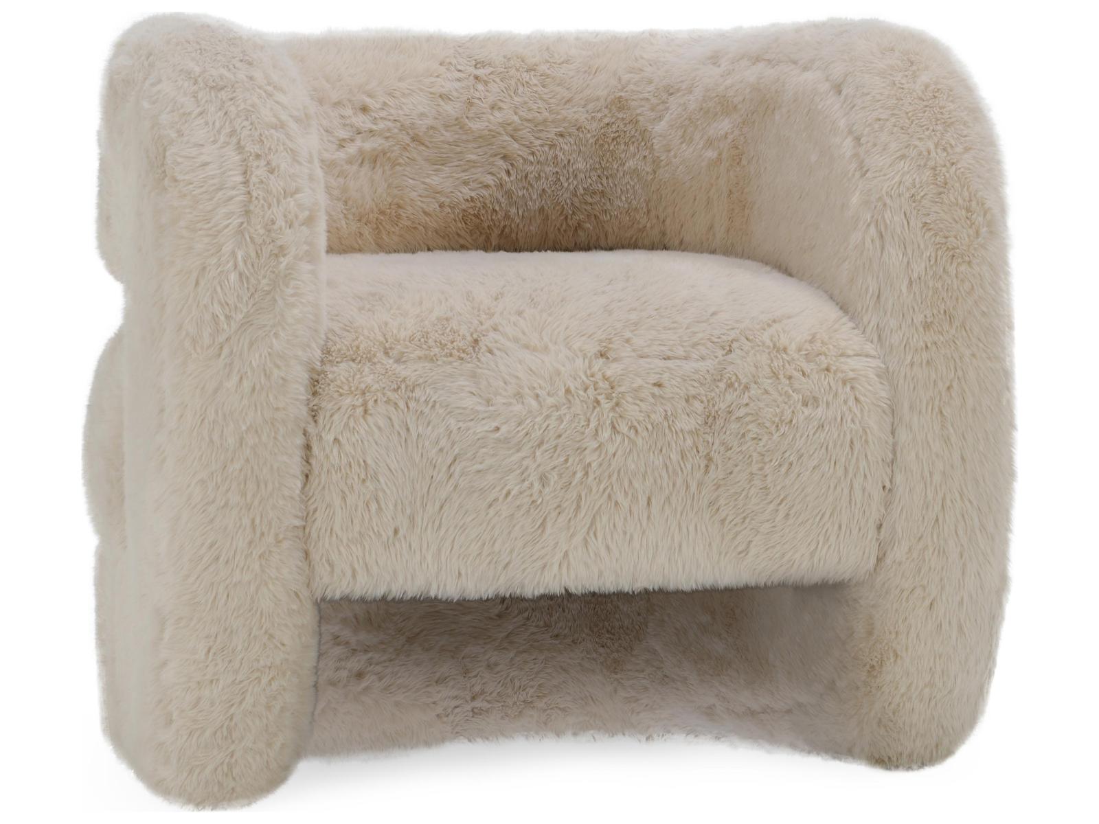 Classic Home Teddy Plush Accent Chair - Thumbnail 5