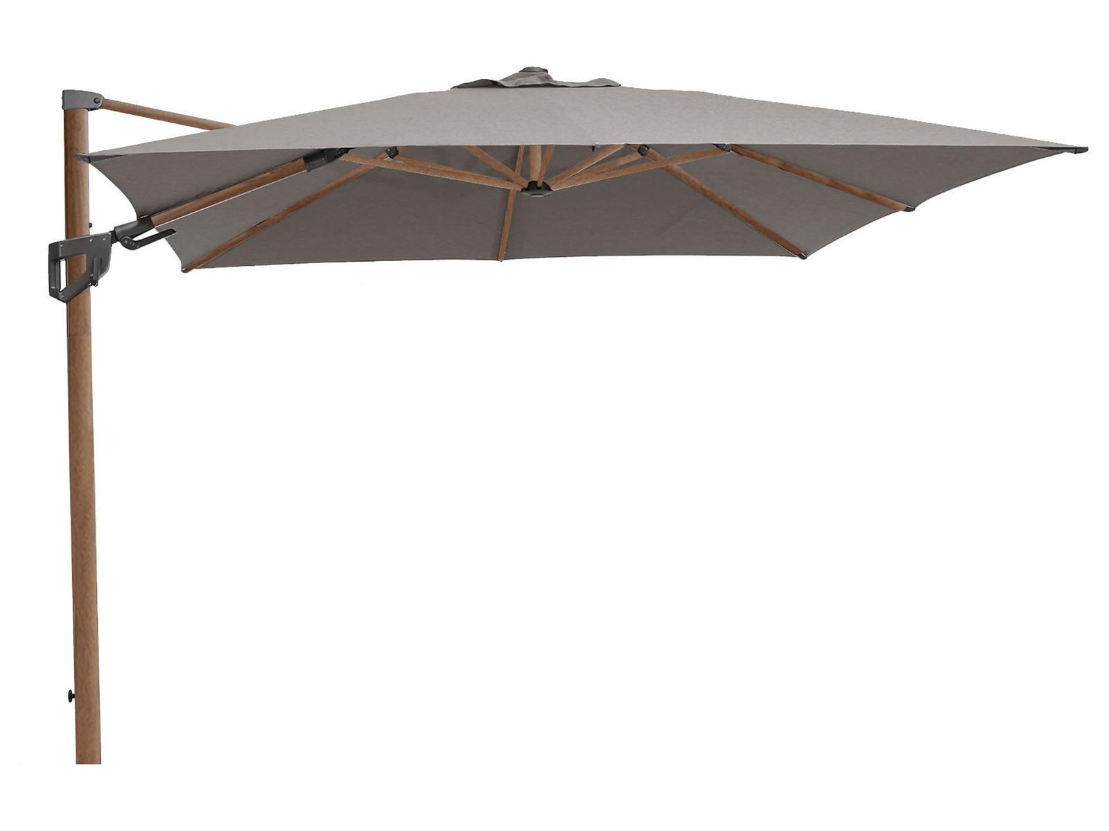 Cane Line Hyde Luxe 158-Inch x 118-Inch Wood Look Aluminum Hanging ...
