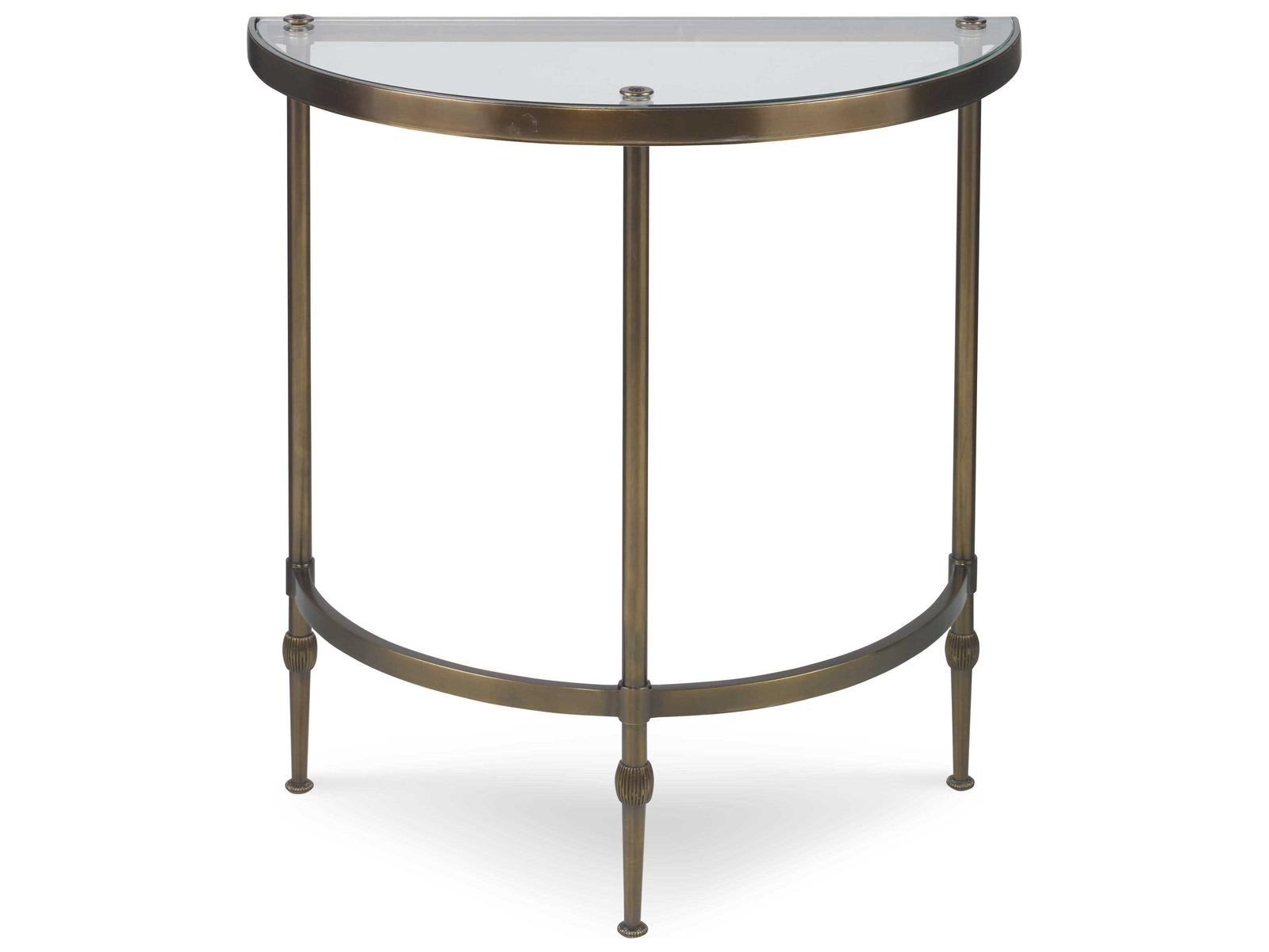 Century Furniture Thomas Obrien Demilune End Table - Thumbnail 2