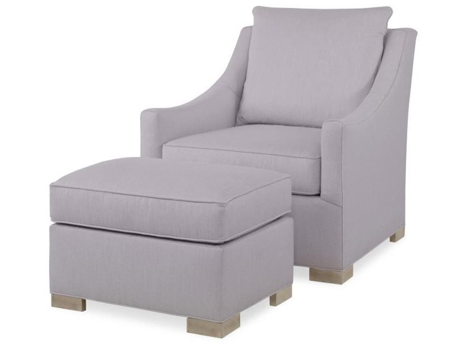 Century Outdoor Willem Upholstered Lounge Chair with Ottoman
