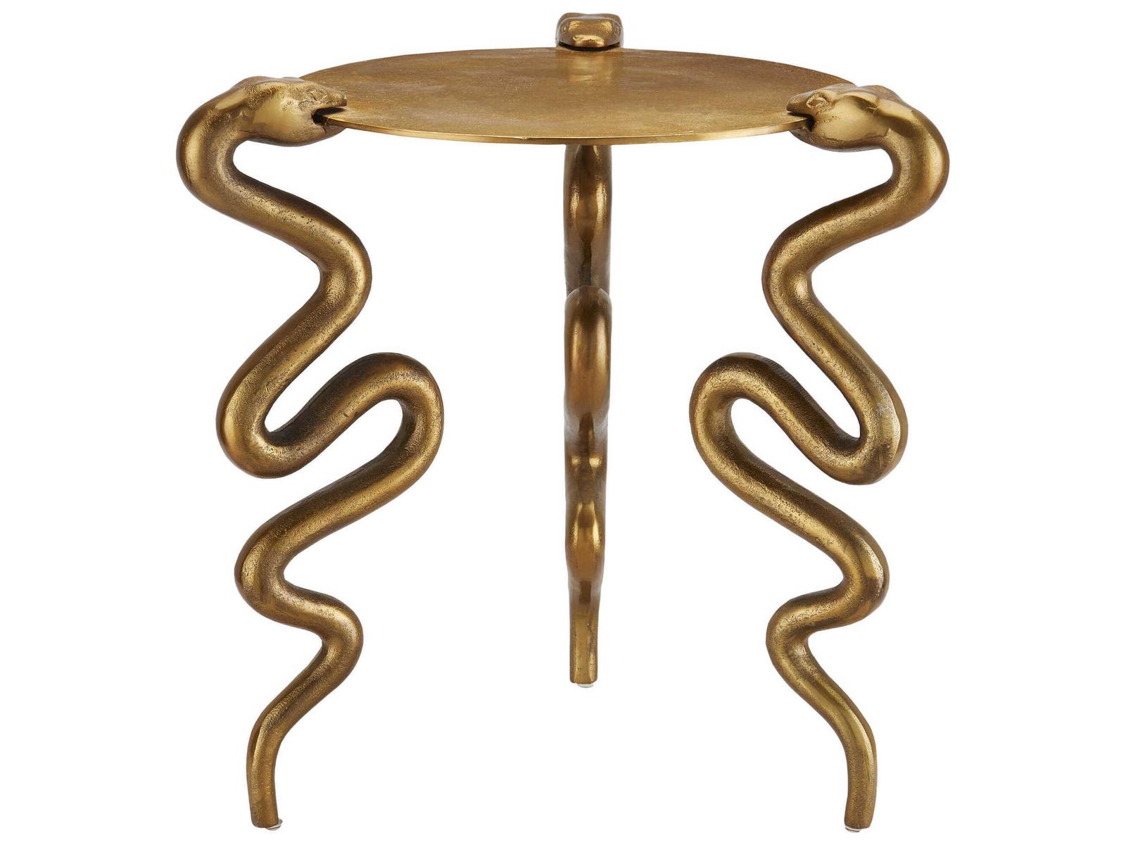 Currey & Company Serpent End Table