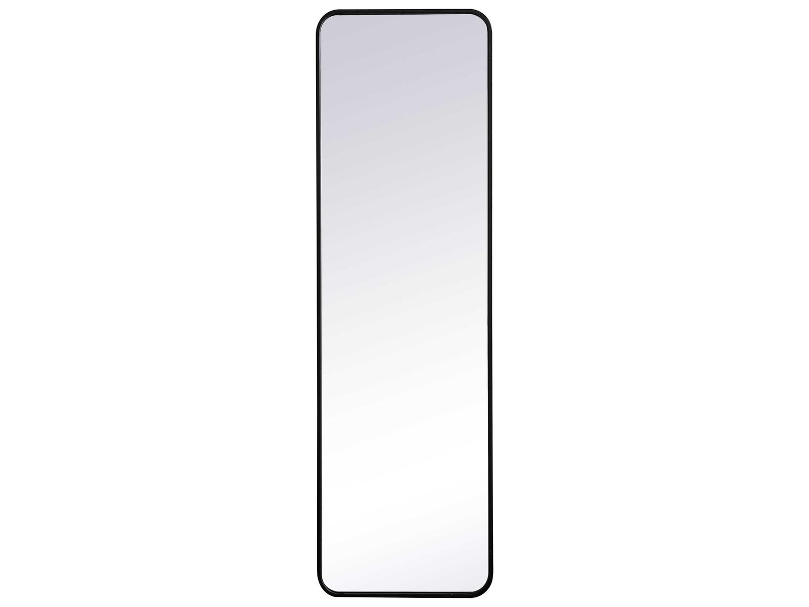 Elegant Lighting Evermore Black Rectangular Wall Mirror