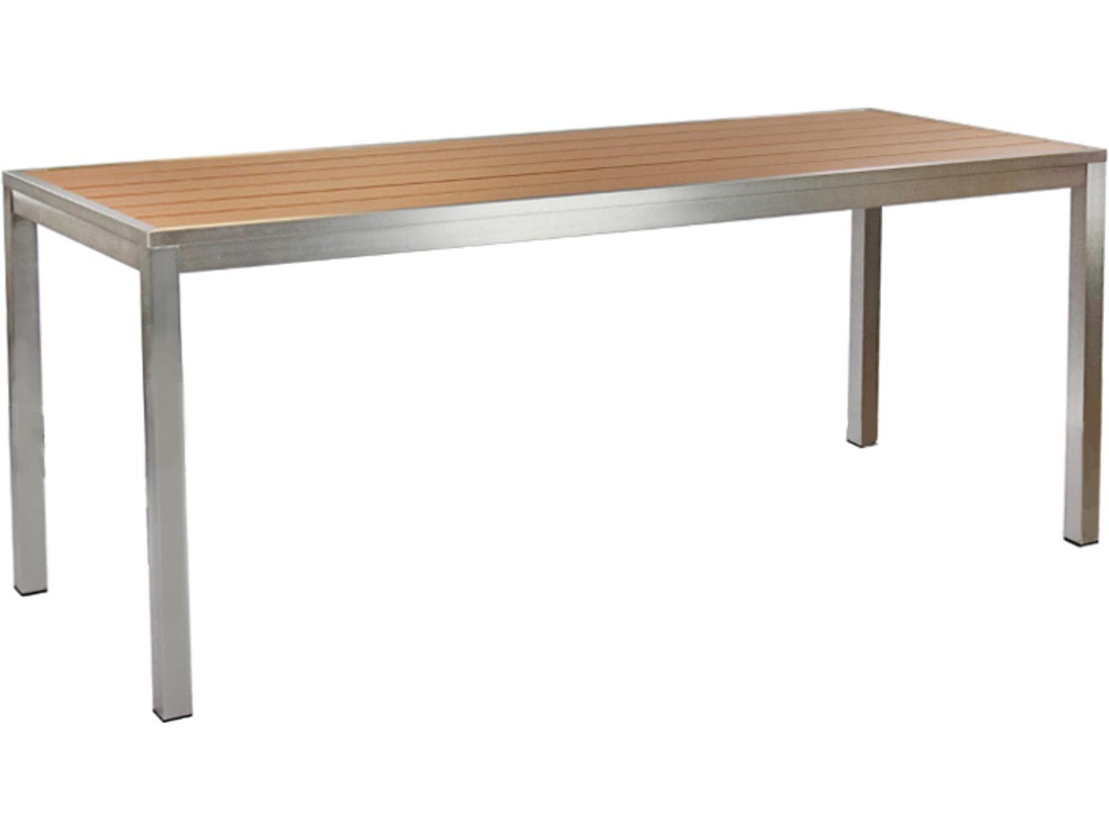 EMU SID Aluminum Rectangular Slat Top Outdoor Dining Table
