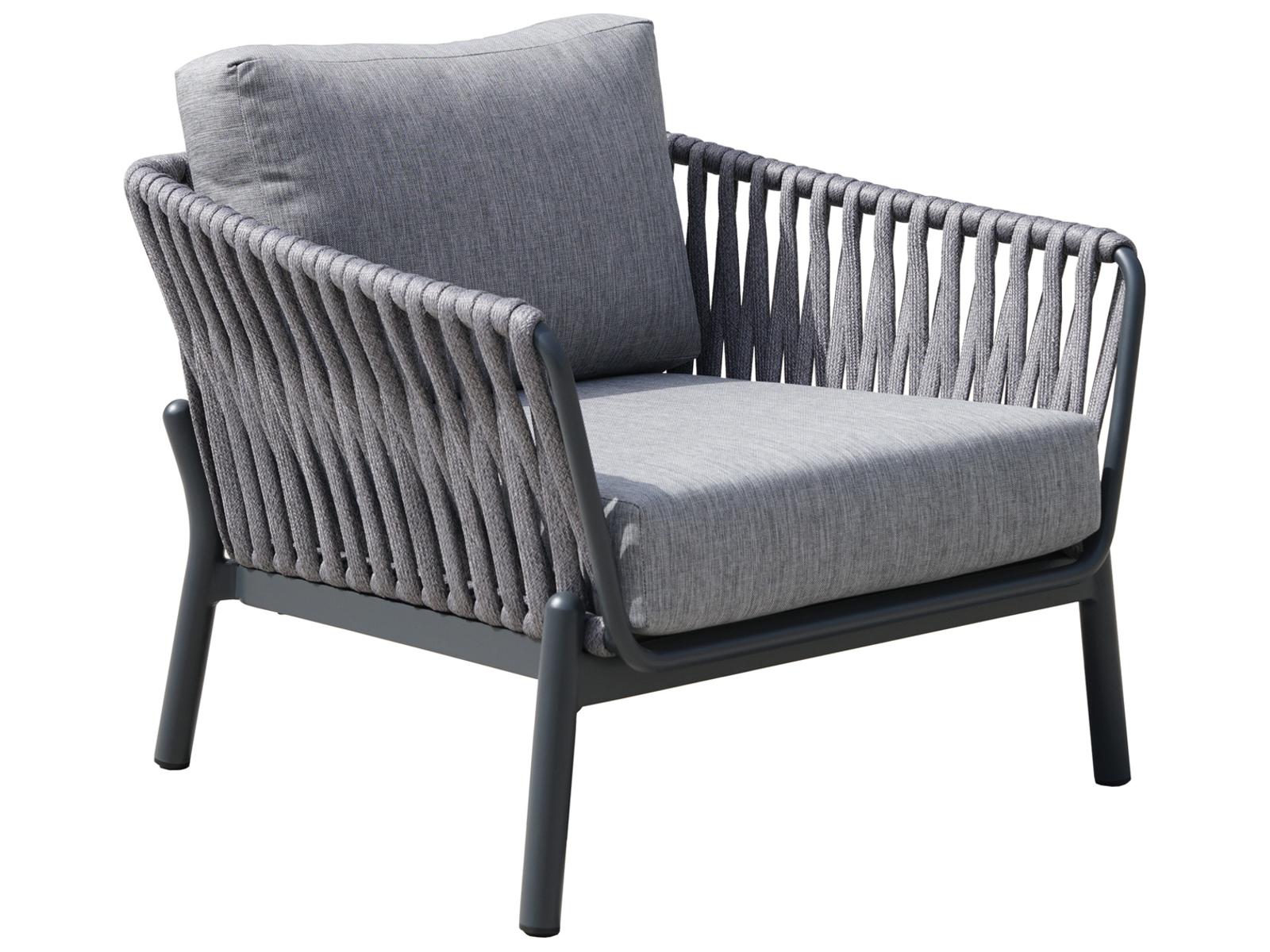 EMU Lyla Aluminum Synthetic Rope Lounge Chair | PatioLiving