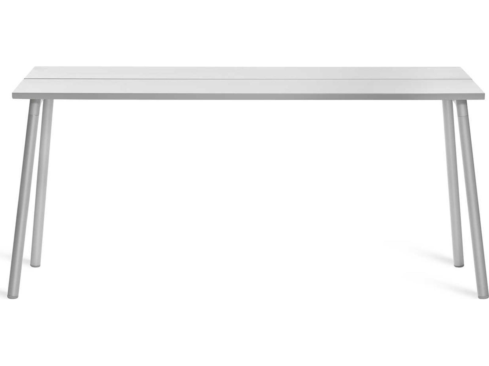 Emeco Outdoor Run By Sam Hecht And Kim Colin Aluminum Clear Anodized Rectangular Console Table