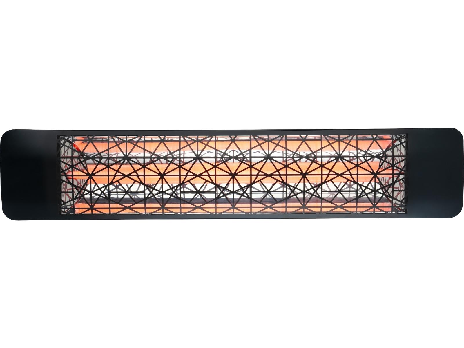 Eurofase Heating 1500 Watt Plug-In Electric Infrared Single Element Patio Heater Decor Plate Astra 120V