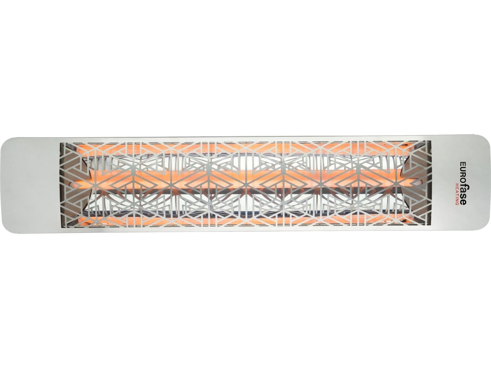 Eurofase Heating 1500 Watt Plug-In Electric Infrared Single Element Outdoor Heater Decor Plate Mason 120V