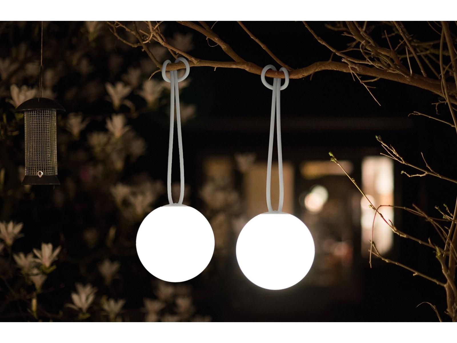 Fatboy Outdoor Bolleke Hanging Lamp Duo Pack in Light Grey