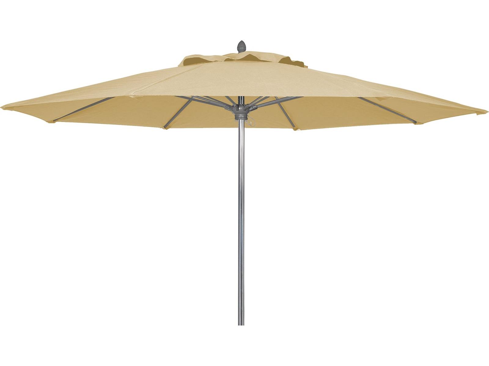 Fiberbuilt Outdoor Umbrellas Prestige Oceana 7.5 Foot Octagon Push Up Lift Outdoor Umbrella