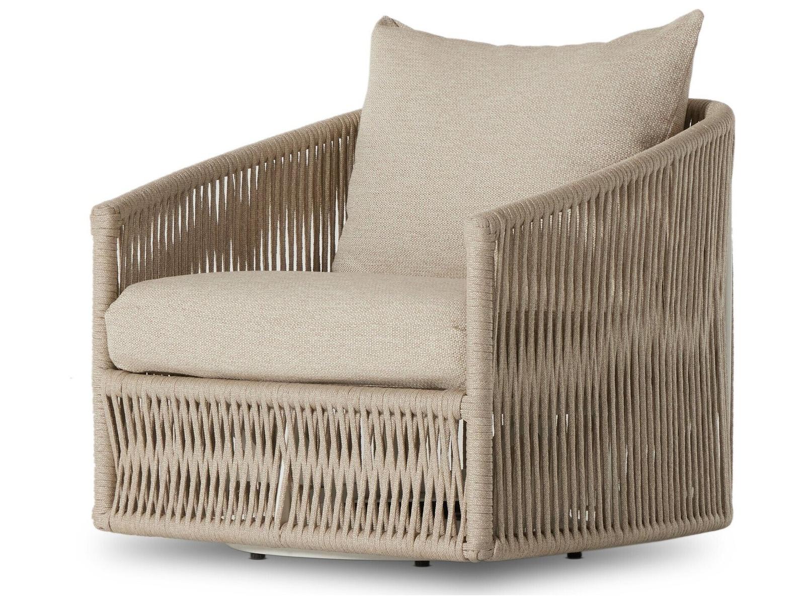 Four Hands Solano Swivel Lounge Chair - Thumbnail 3