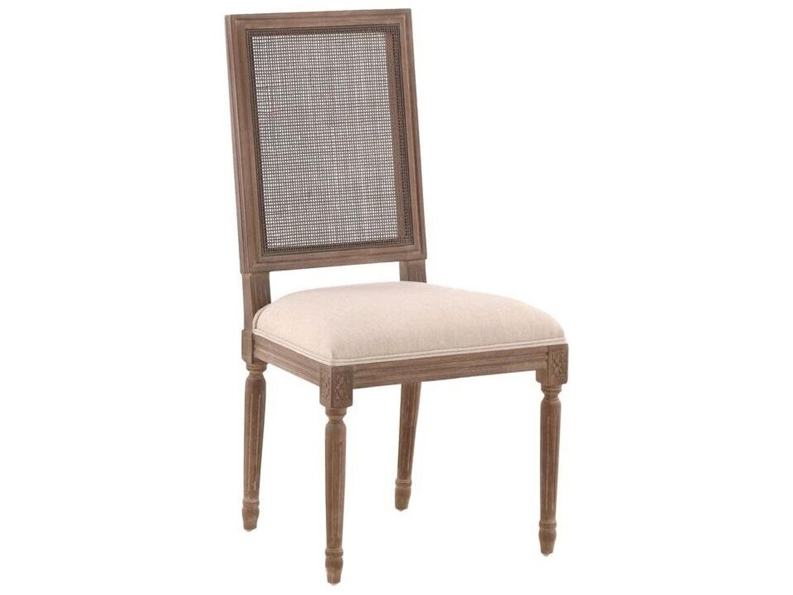 【良品】Hommage Dining Chair Furniture Classics Linen Oak Wood Natural Upholstered Armless