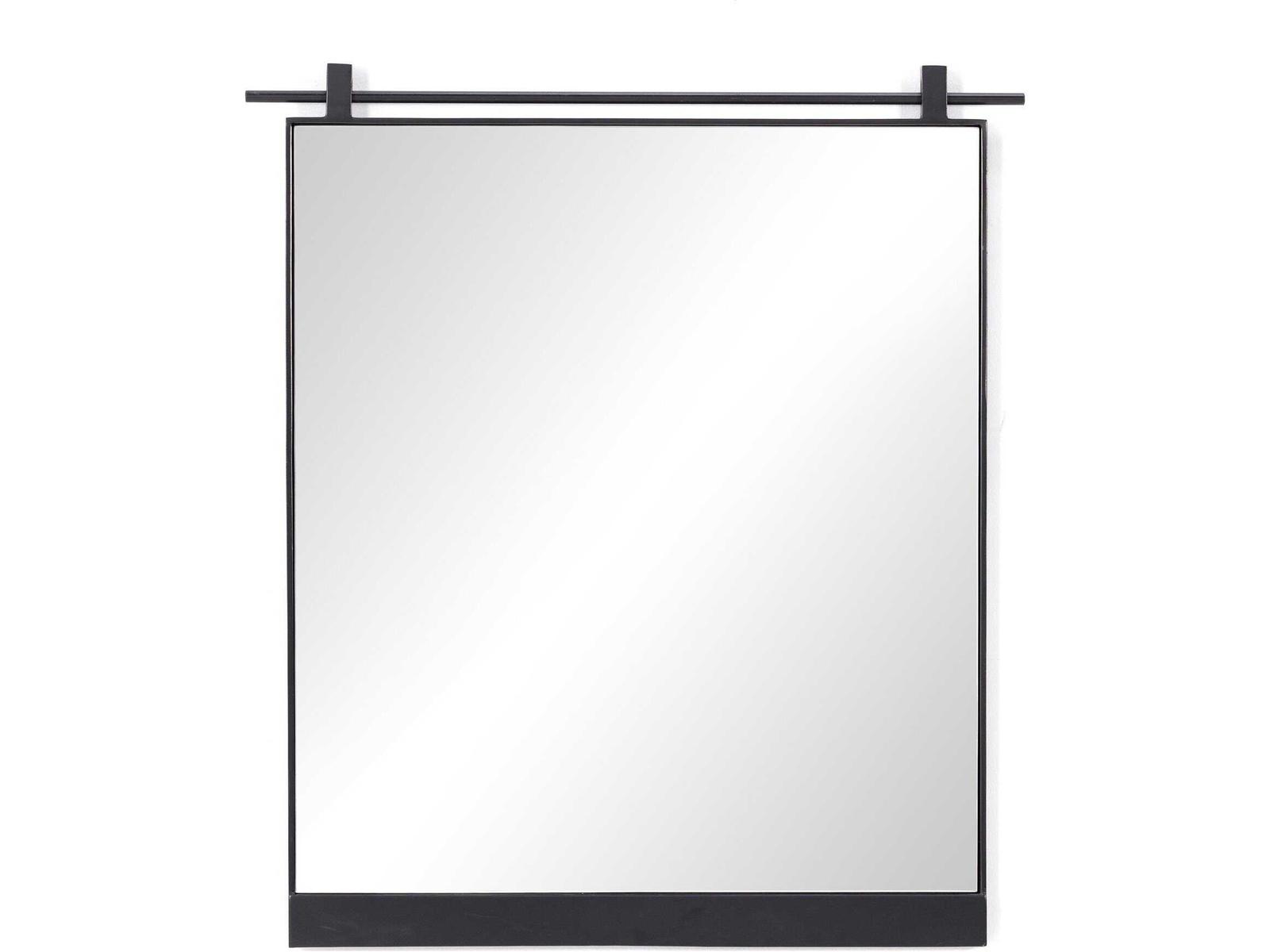 Four Hands Hutton Chico Antiqued Iron Rectangular Small Mirror