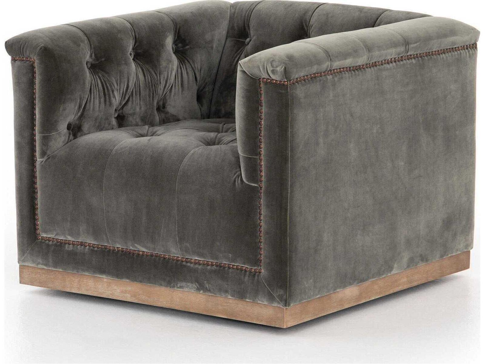 Four Hands Kensington Maxx Swivel Accent Chair
