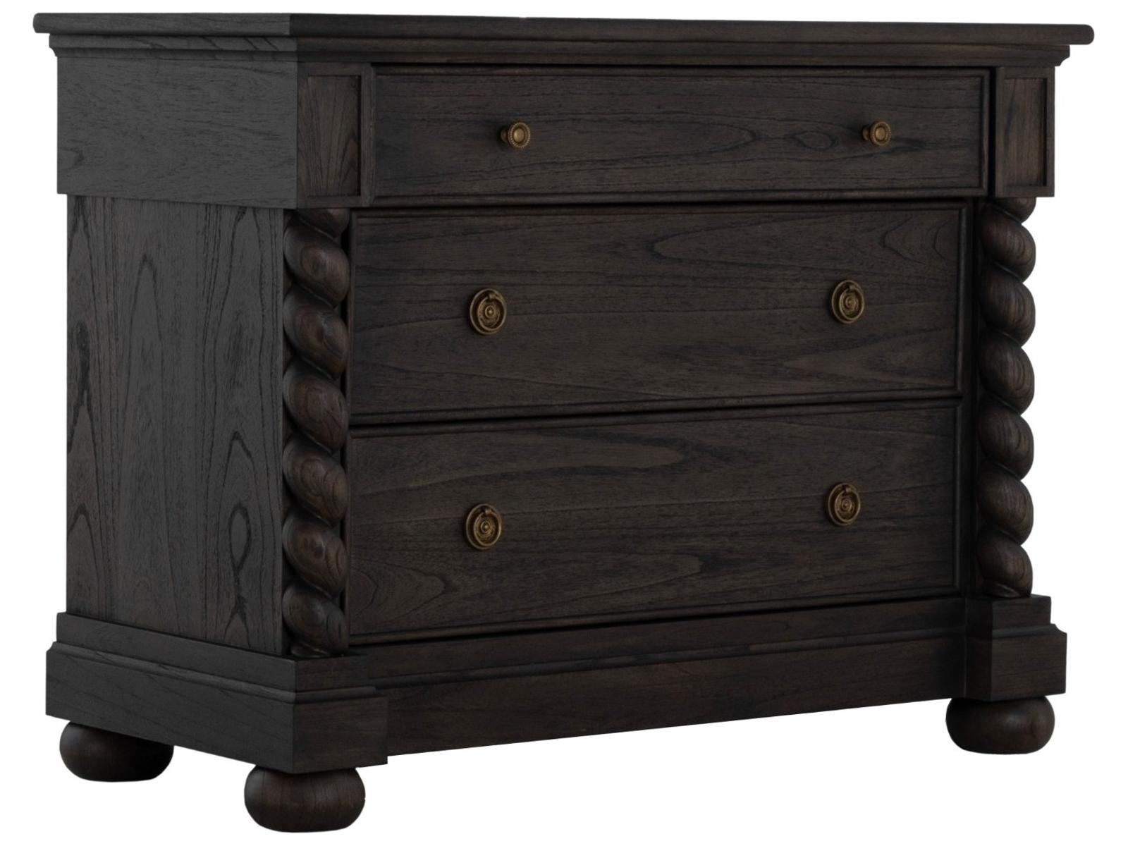 Gabby Burkhardt Brown Mindi Wood Accent Chest — Traditional