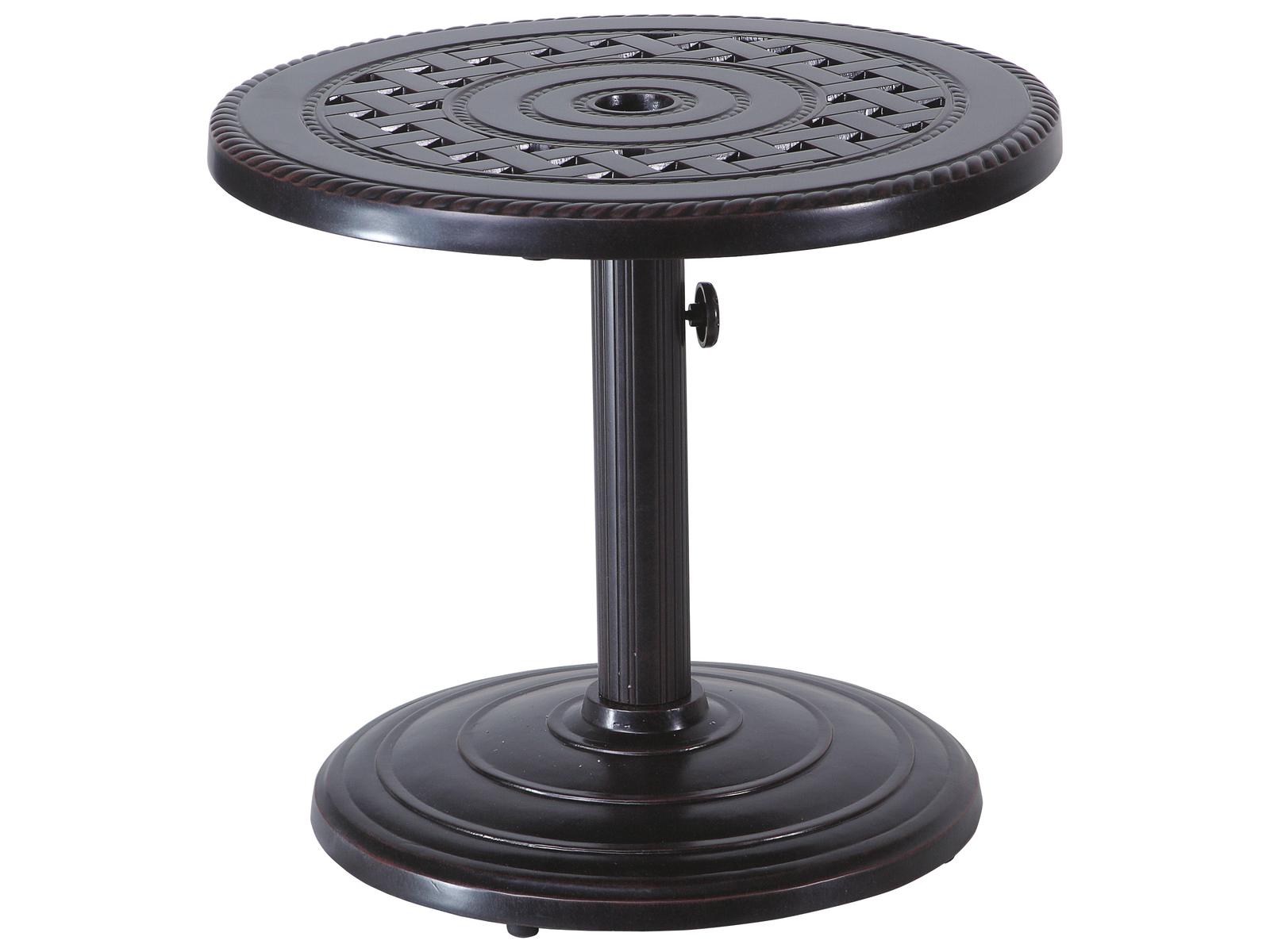 90 lb patio umbrella stand CLASSIC BASE - STAINLESS STEEL - LARGE - 40KG in 90LB