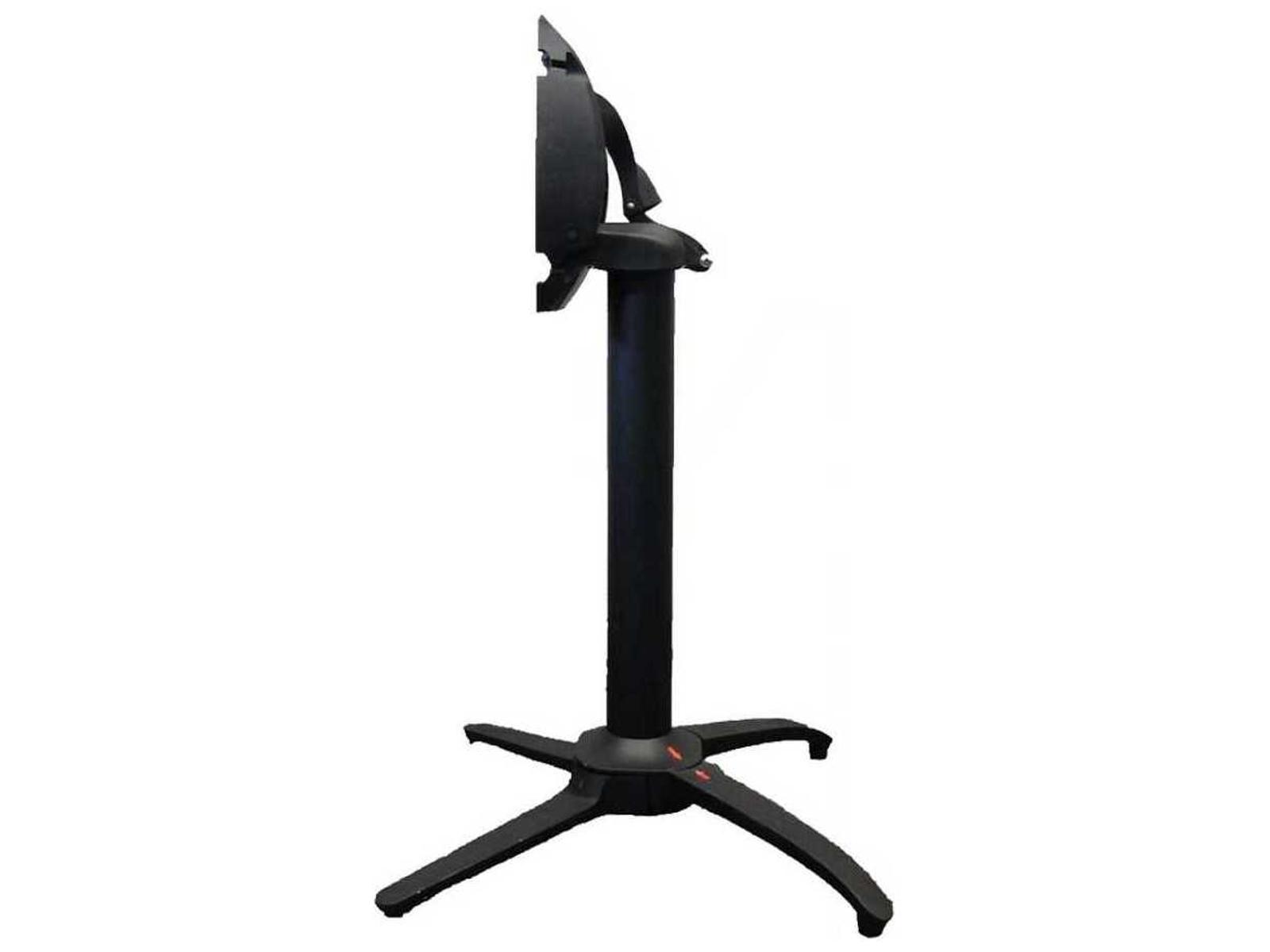 Grosfillex Quattro Aluminum Black Contact Terrace Dining Height Table Base